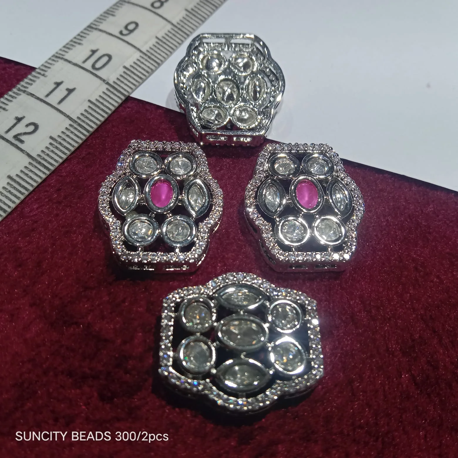 Dark pink (2pcs)high quality AD connectors(5cm)