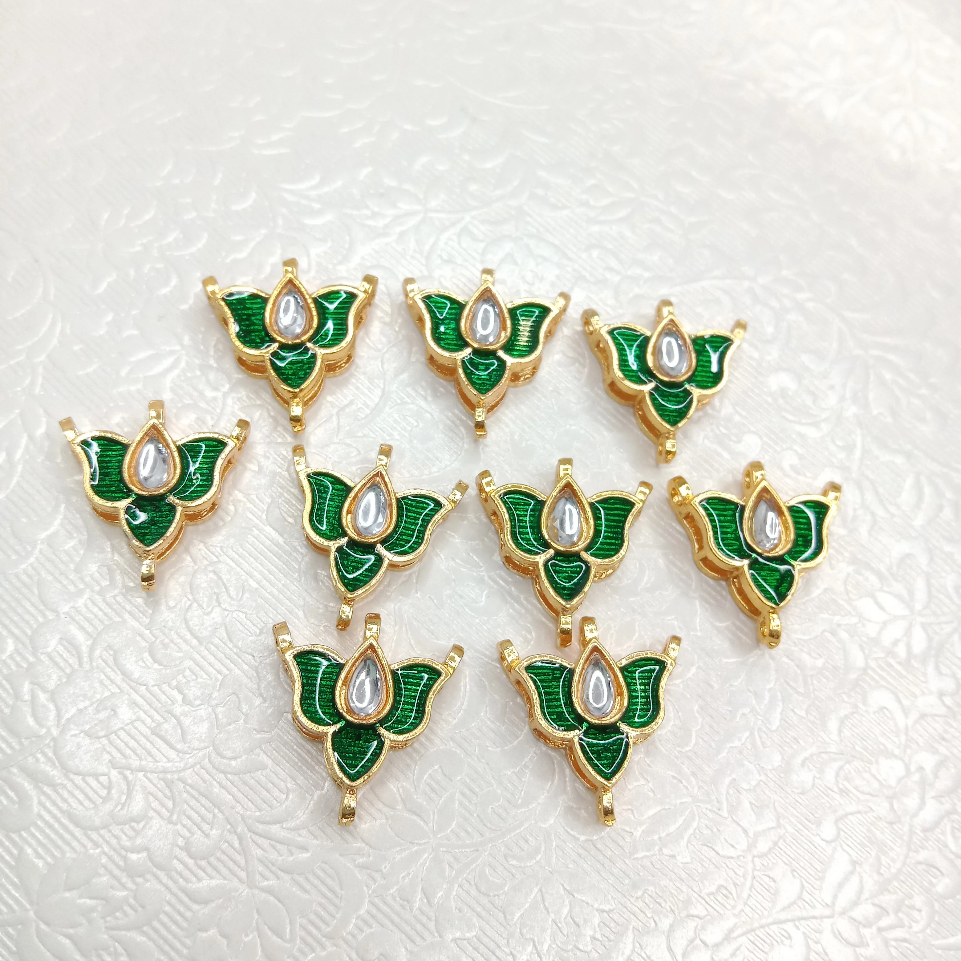 Rakhi kundan connectors (20pcs)