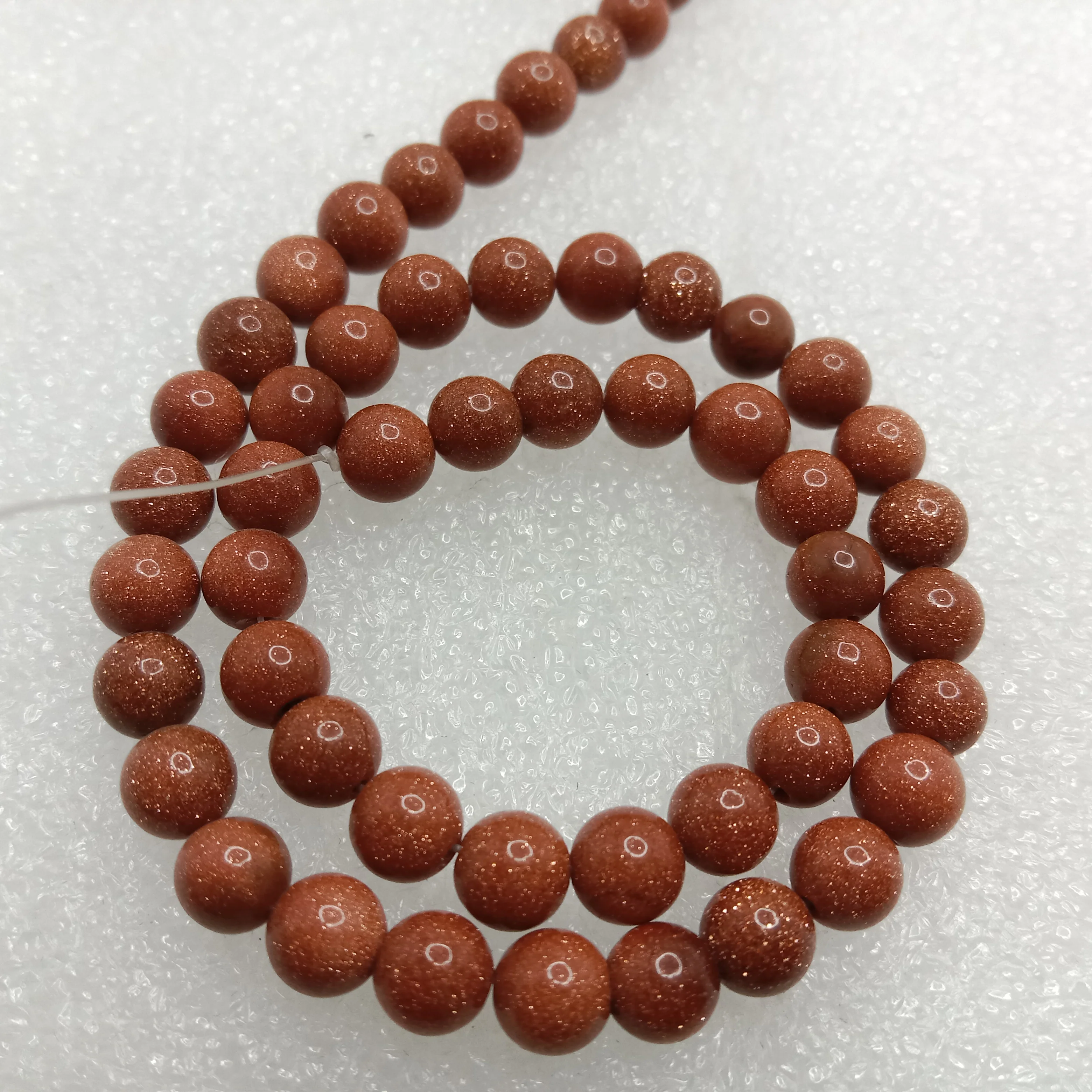 sang stone 6mm plan agate beads 1 string