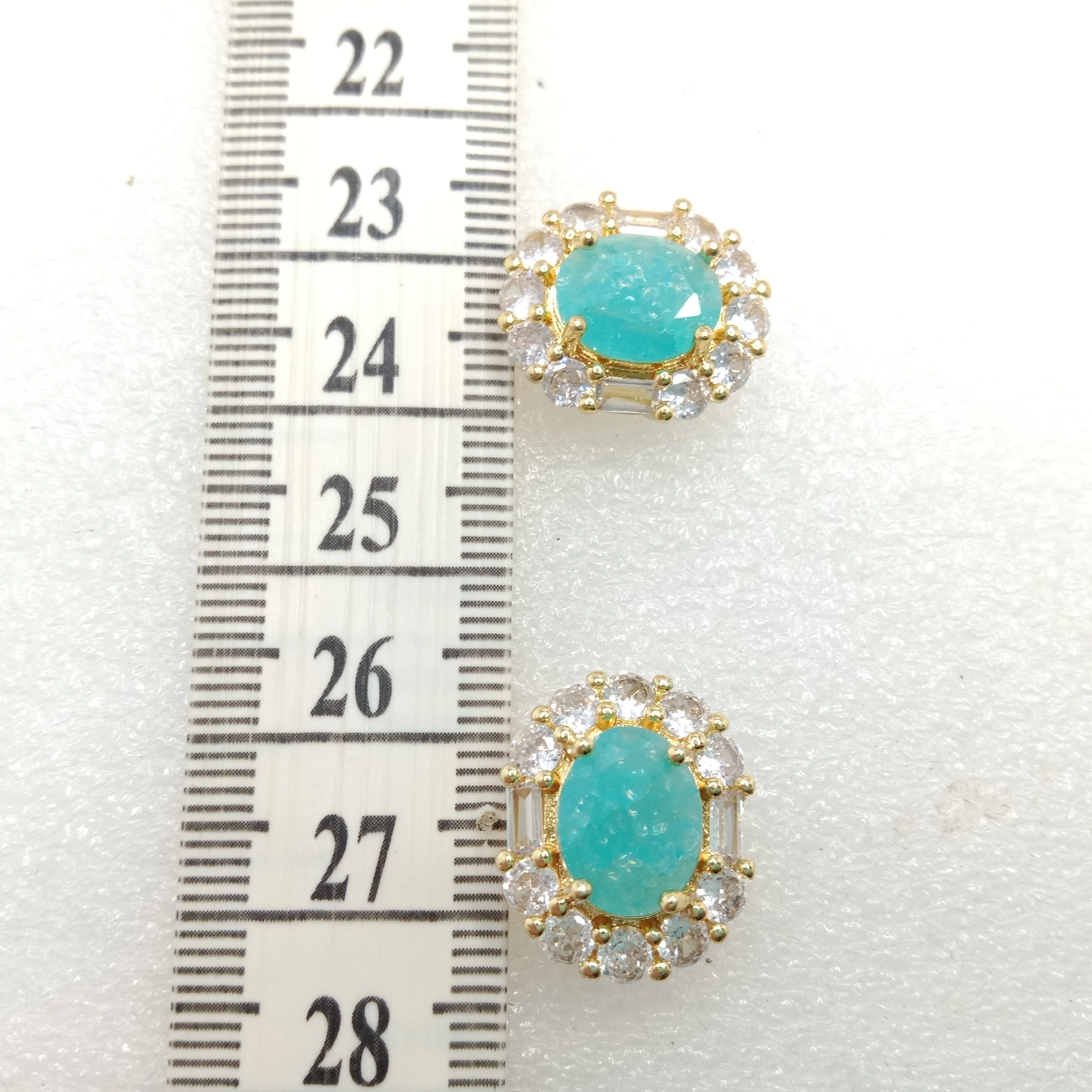 Sea green(6pcs) high quality AD connectors  16mm(1 cm)