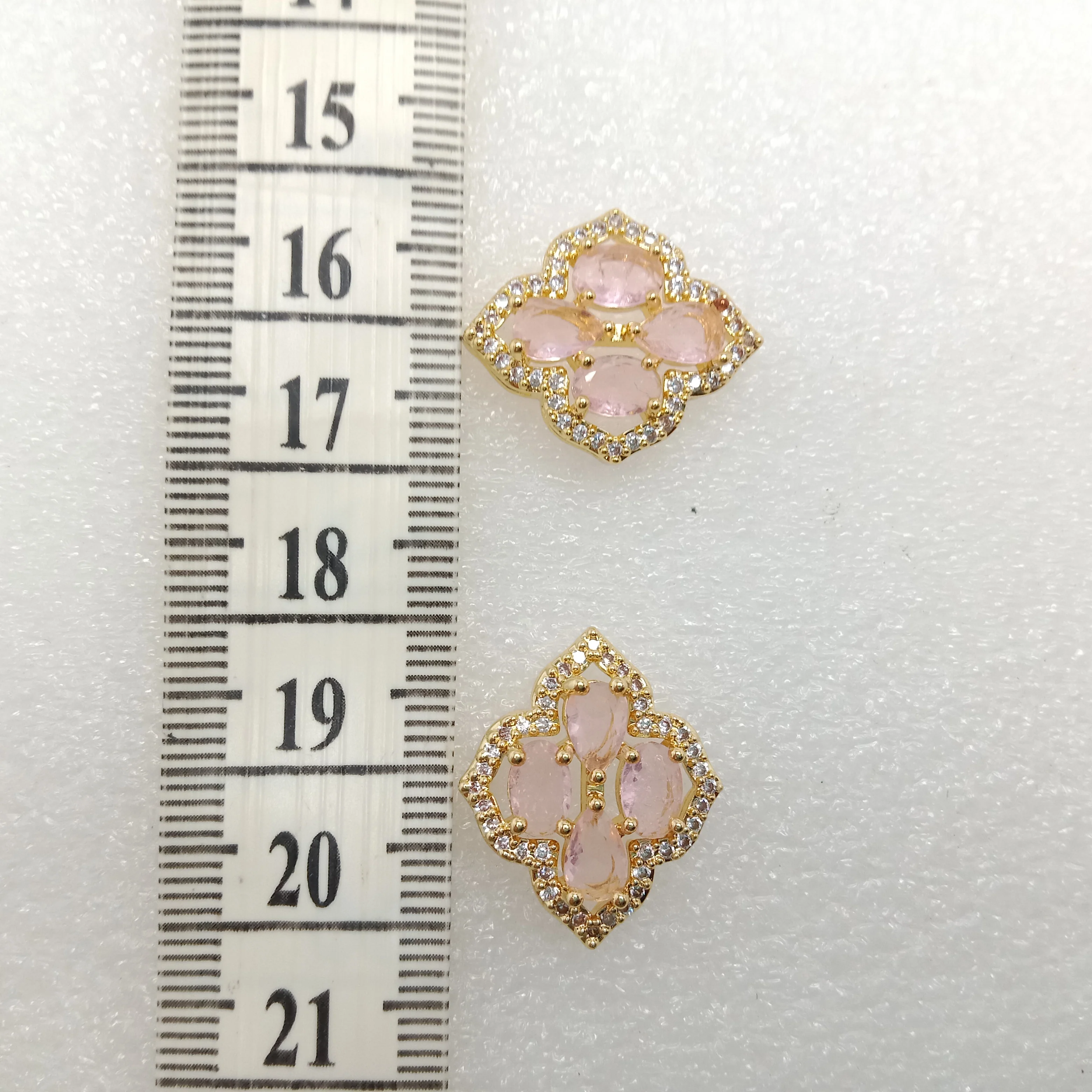 Light pink (6pcs) high quality AD connectors 23mm(2cm )