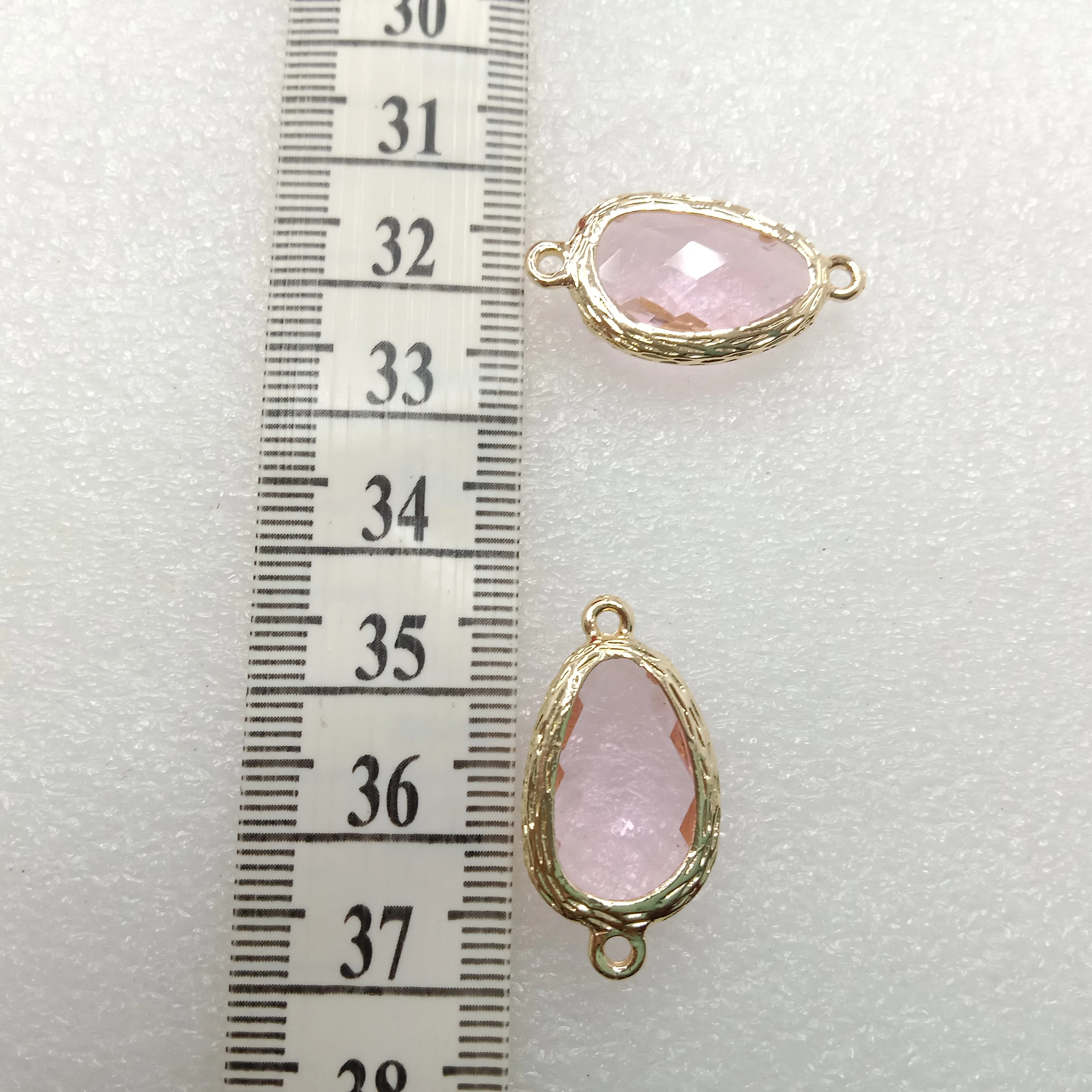 Light pink (10pcs) high quality fancy jewellery connectors 26mm(2cm )