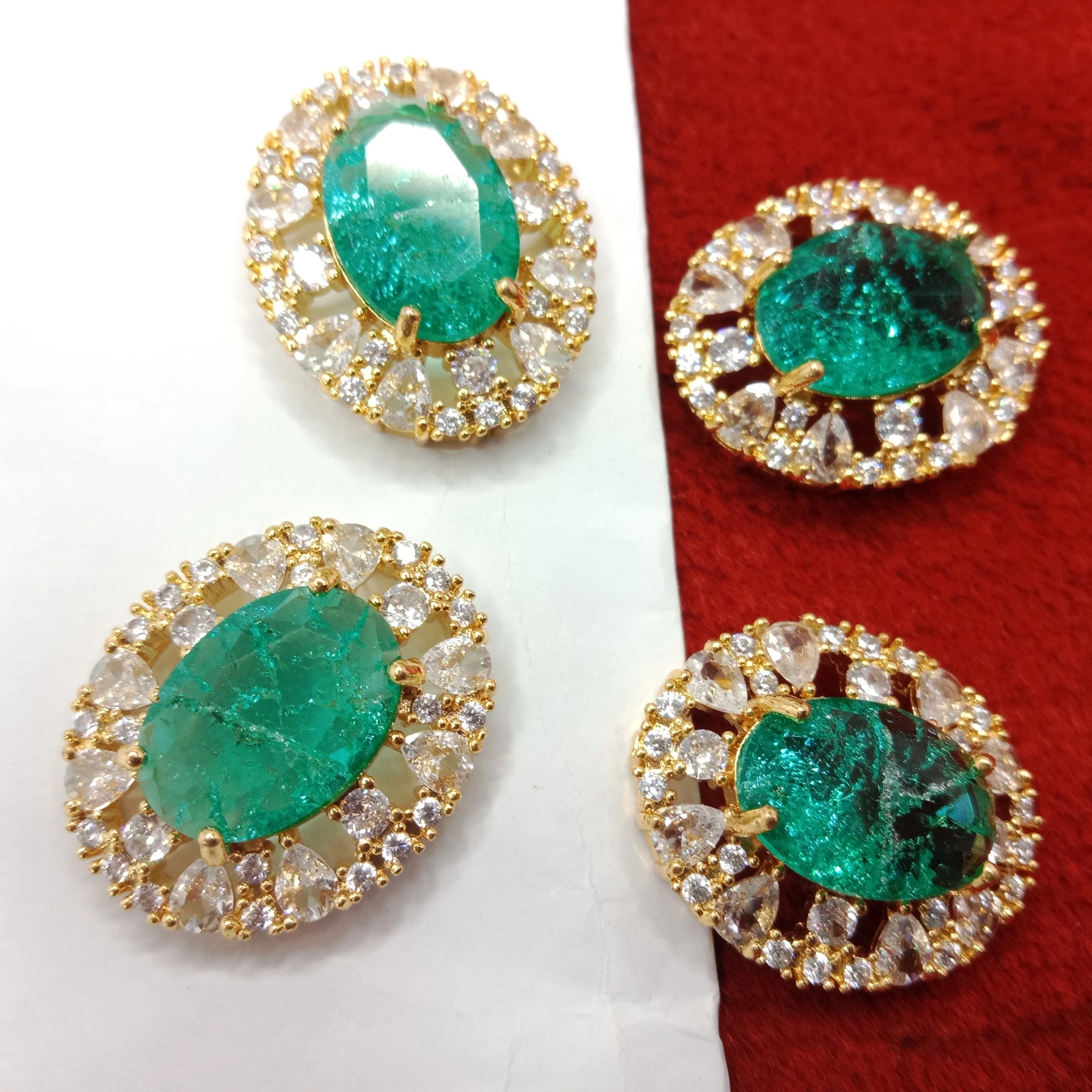 Sea green(4pcs) high quality AD connectors  26mm(1 inches)