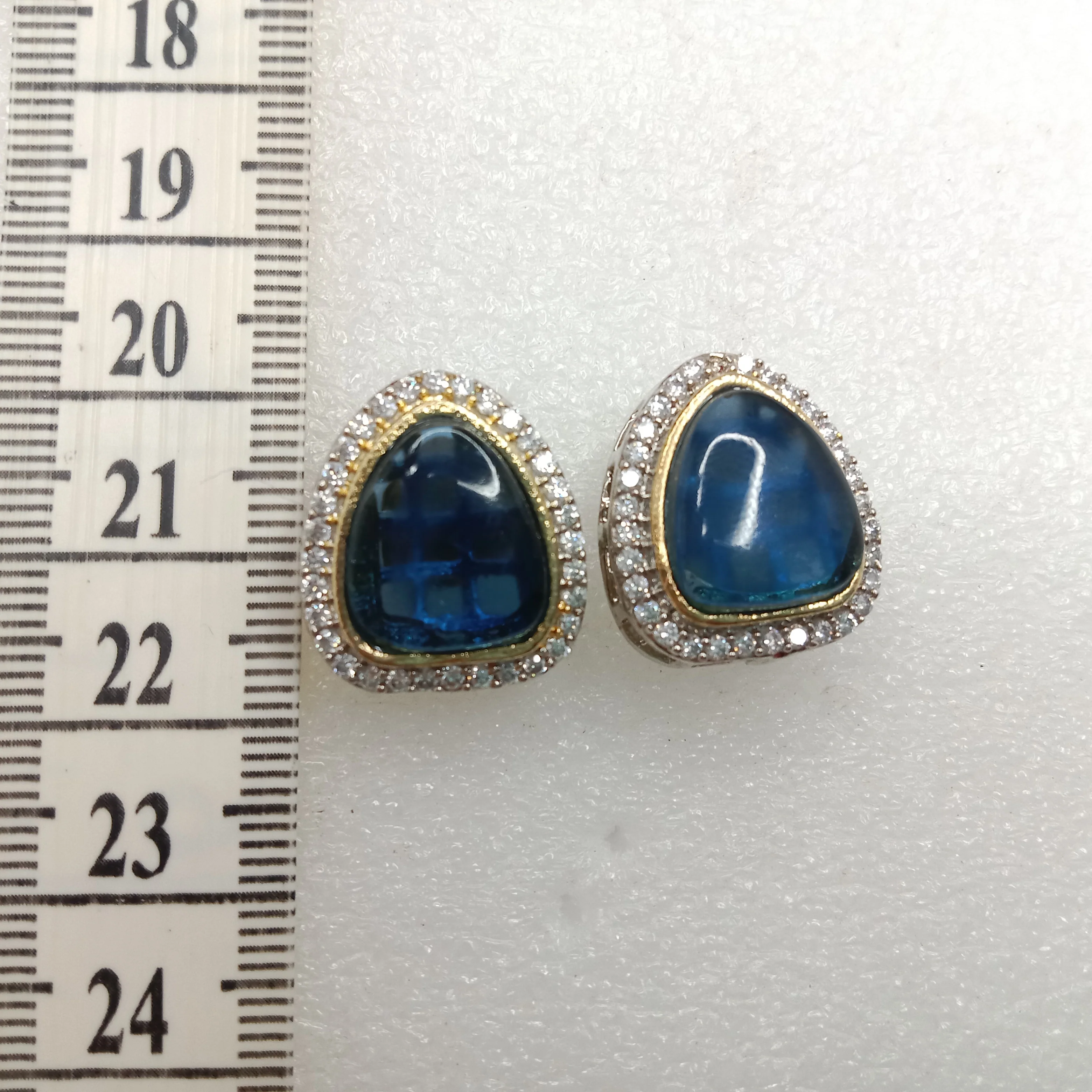 High quality(1 pair) erasing dark blue colour 22mm (2cm)