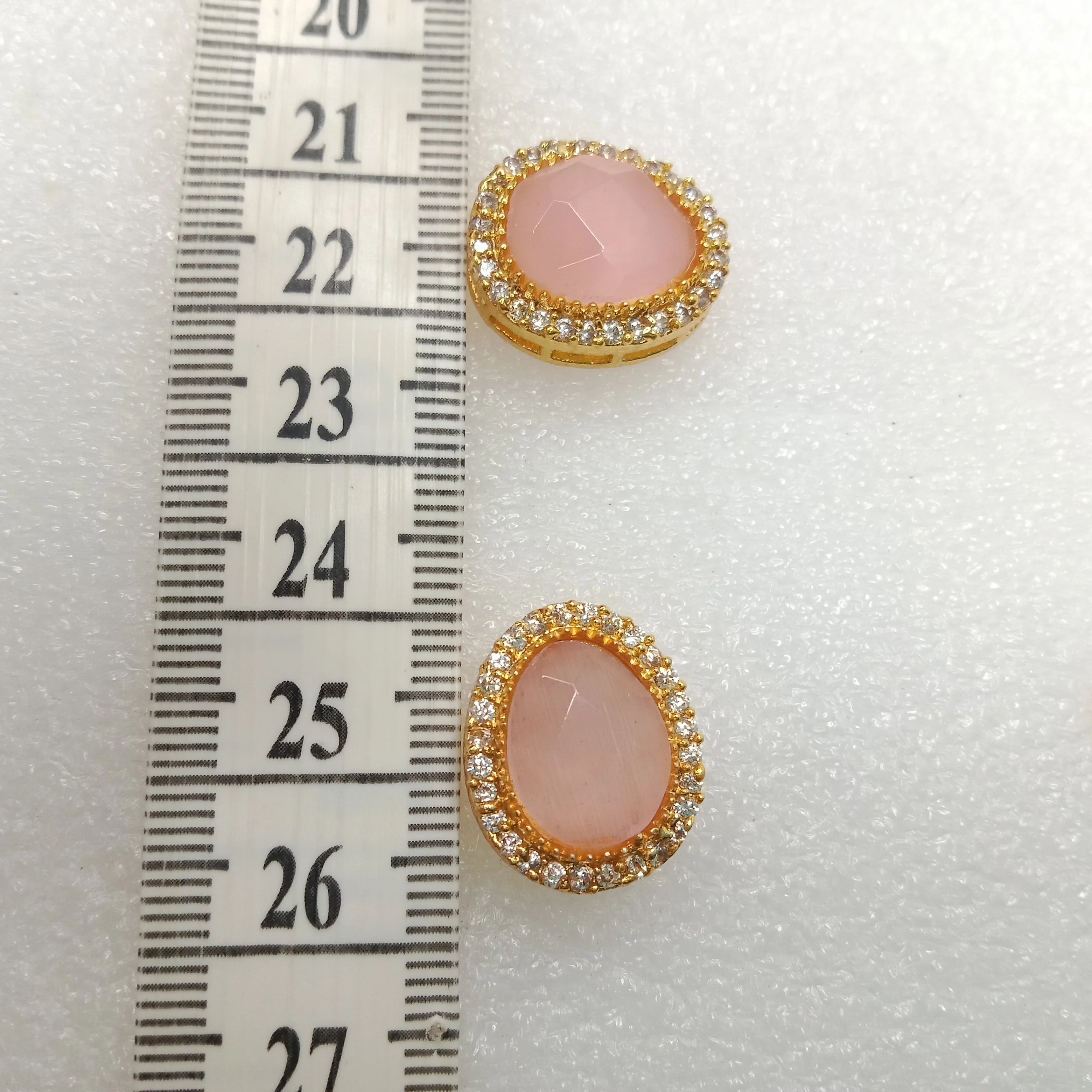 Light pink (6pcs) high quality AD connectors 19 mm(2cm )