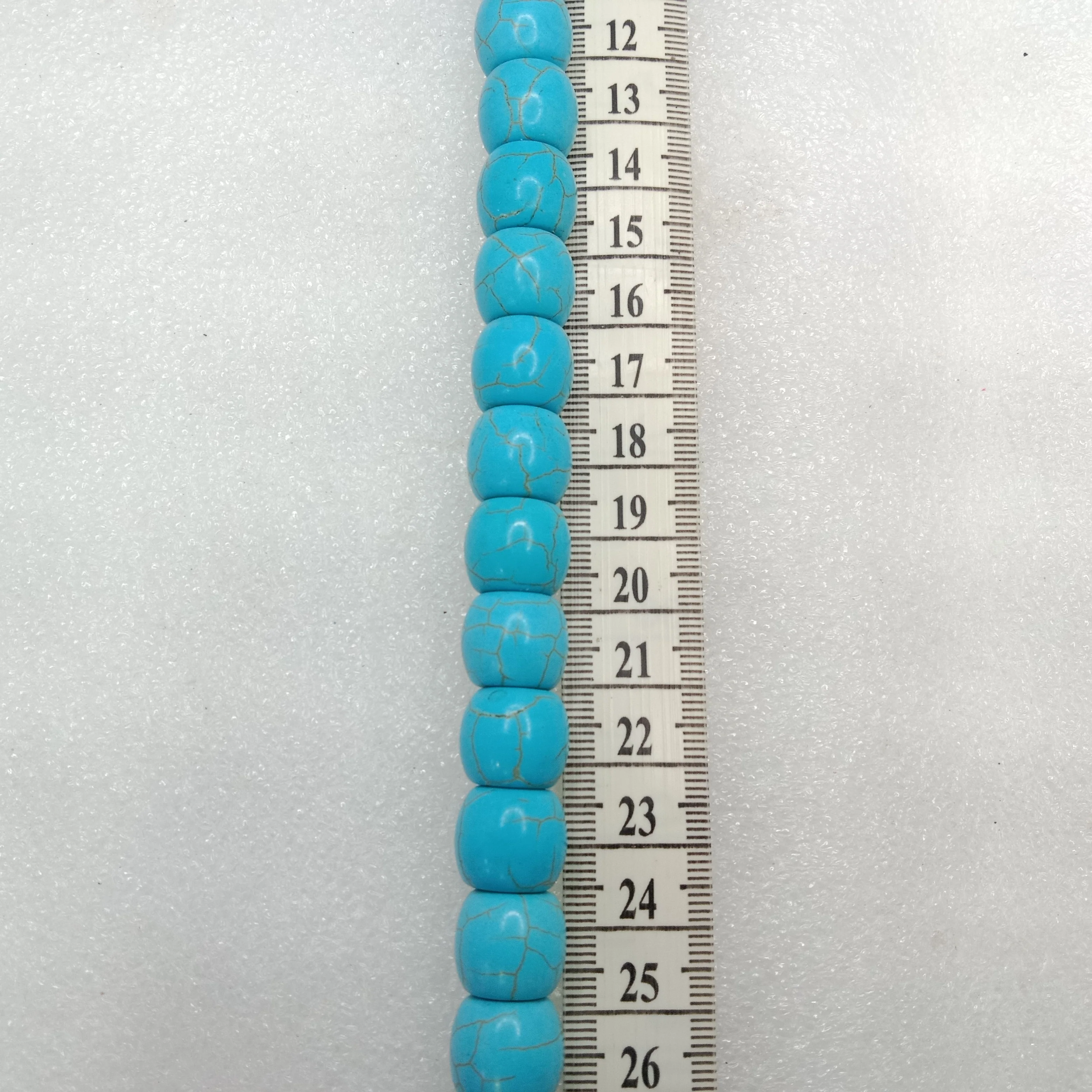 Round shape turquoise beads 1 string