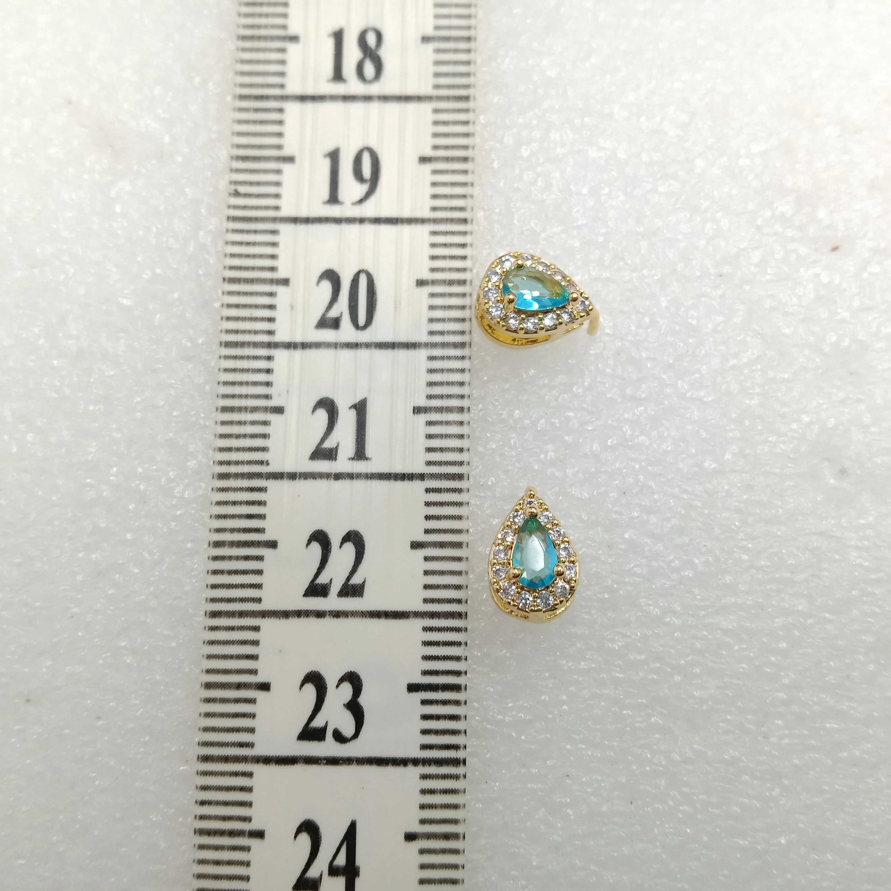 Sea blue drop blue (10pcs)high quality AD connectors(12mm)(2cm)