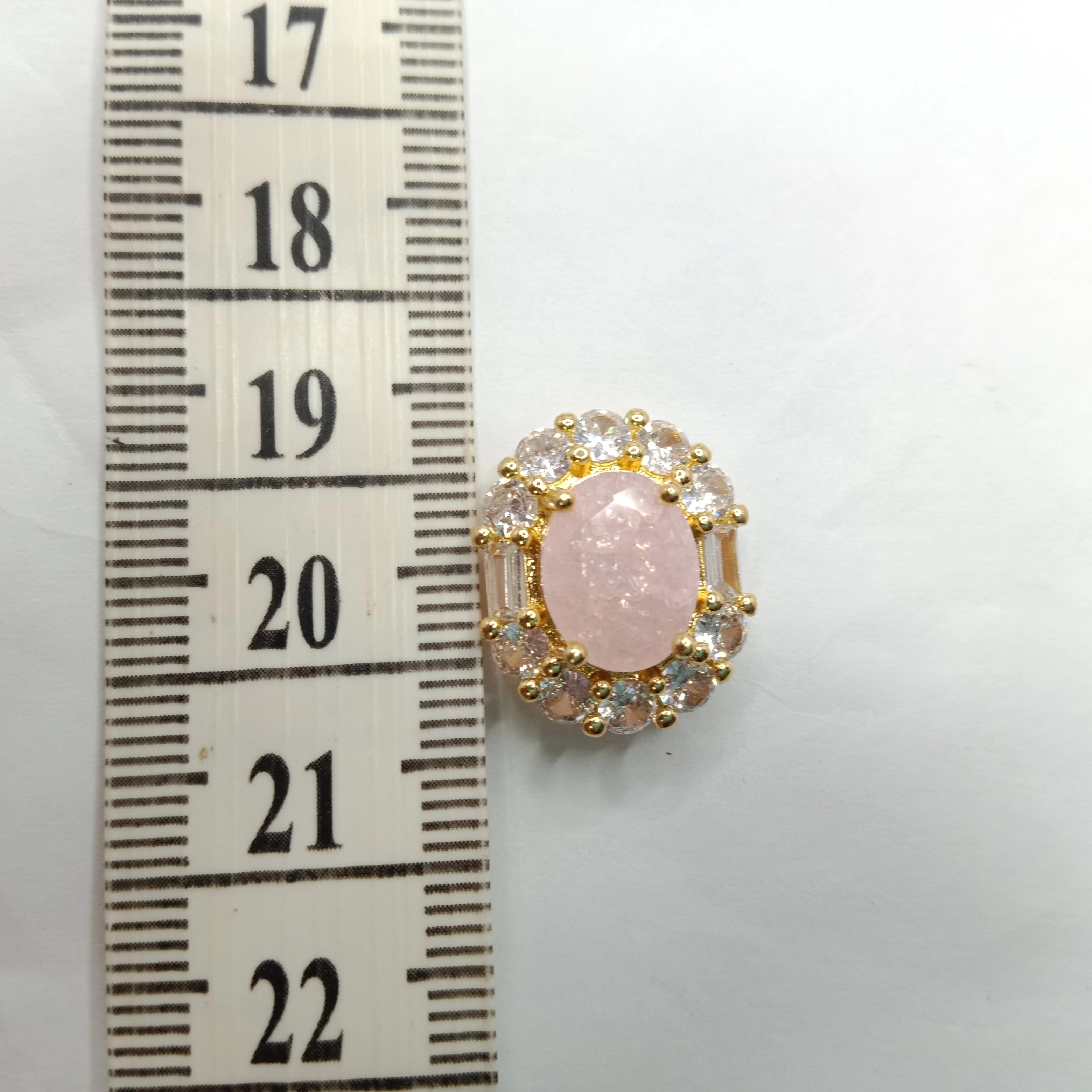 Light pink (6pcs) high quality AD connectors 16mm(1 cm)