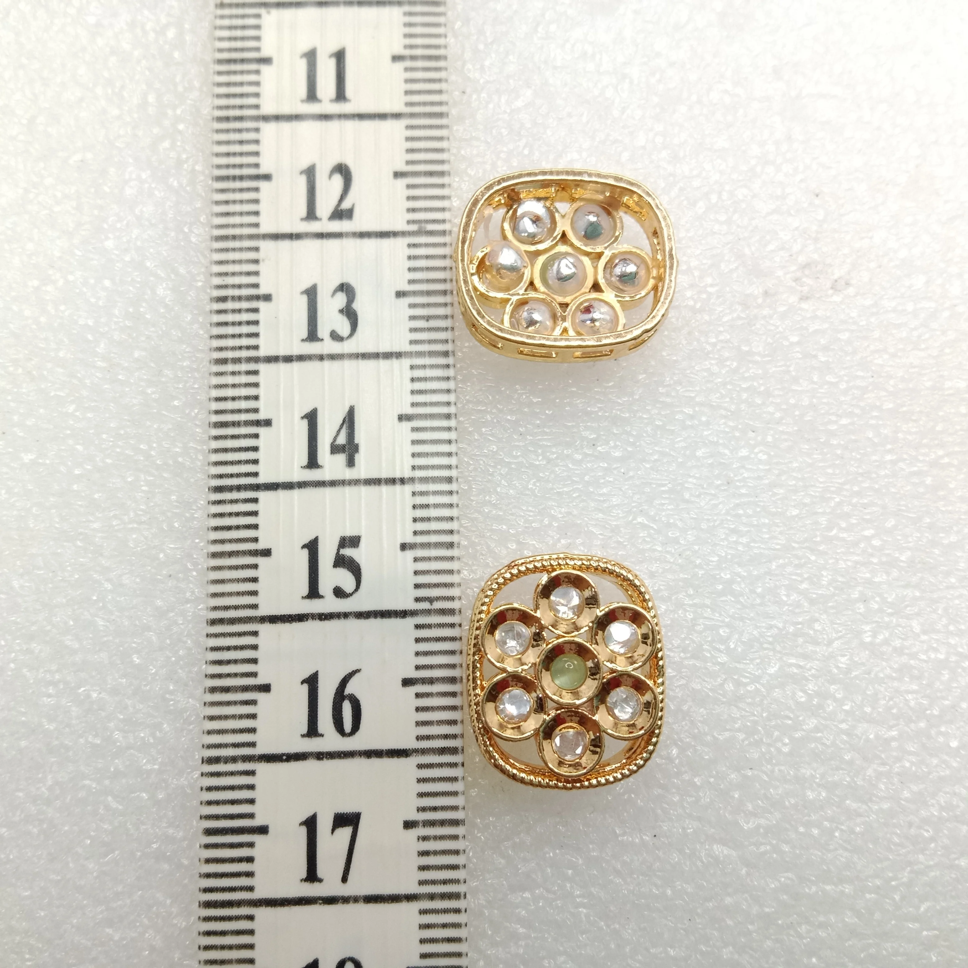 Mint(6pcs) high quality kundan connectors 18mm(2cm)