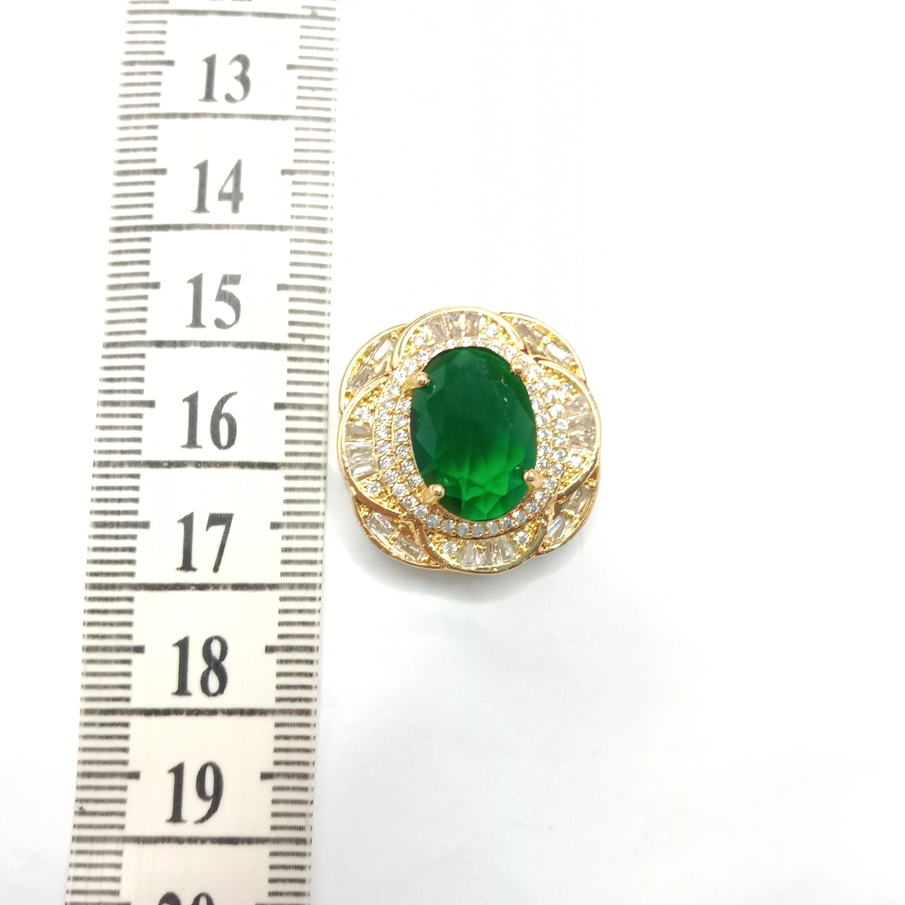 High quality dark green colour AD connectors 22mm (2cm) (2pcs)