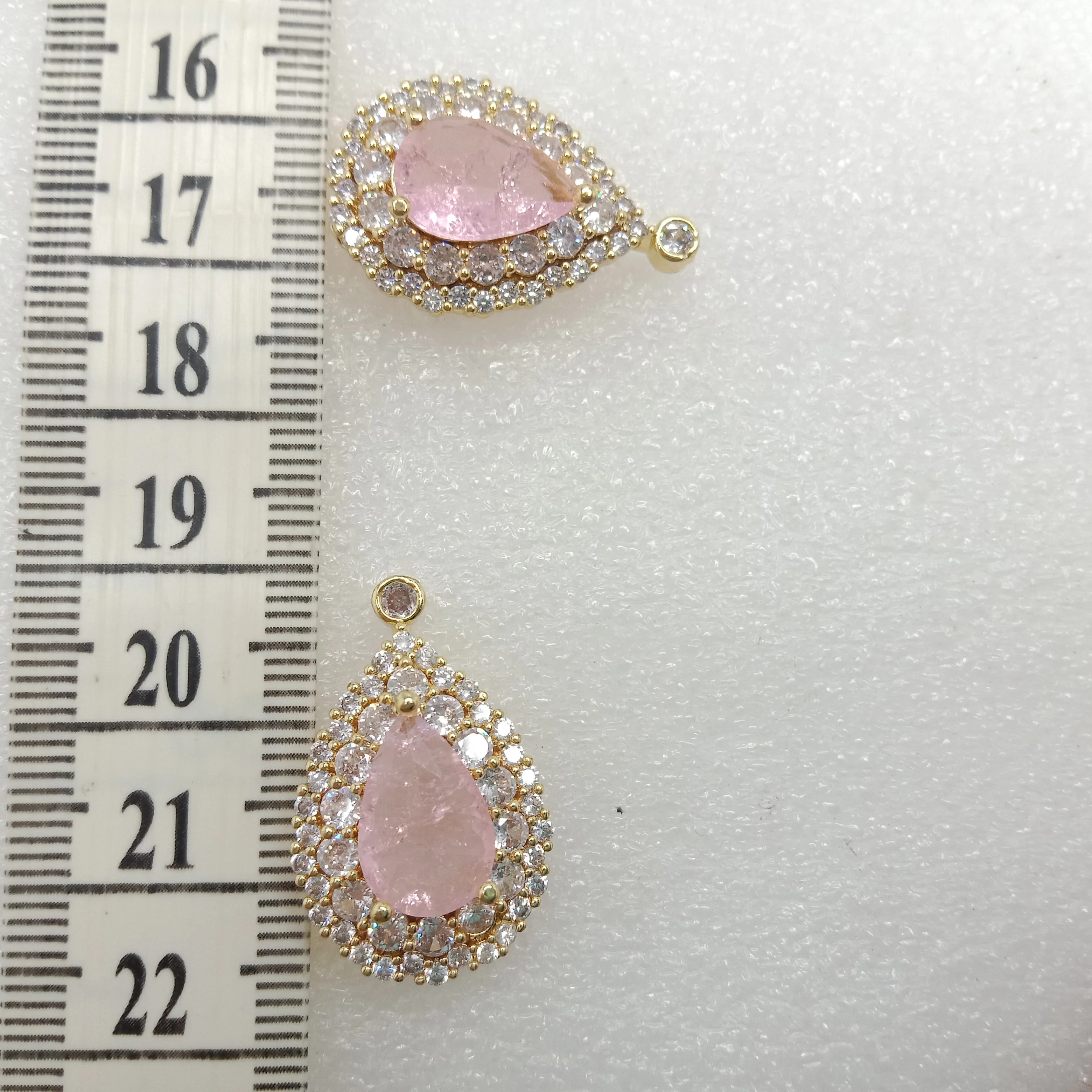 Light pink  (6pcs) high quality AD connectors 26mm(2cm )