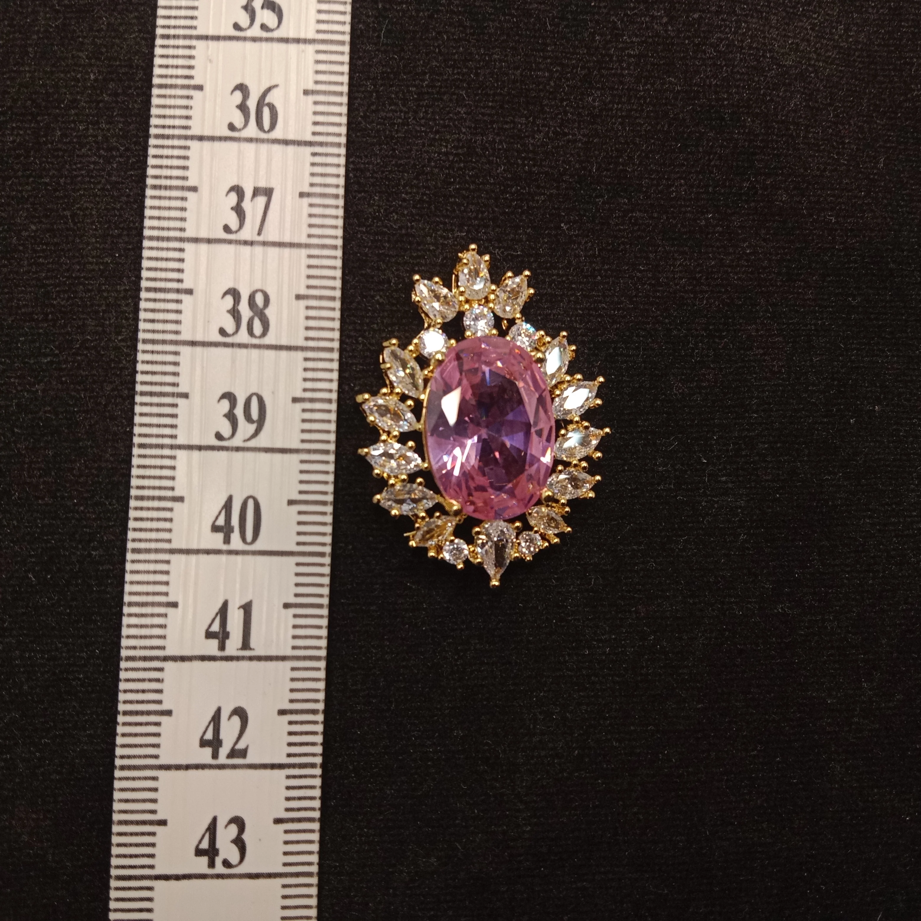 High quality pink colour AD connectors 35mm(2pcs)