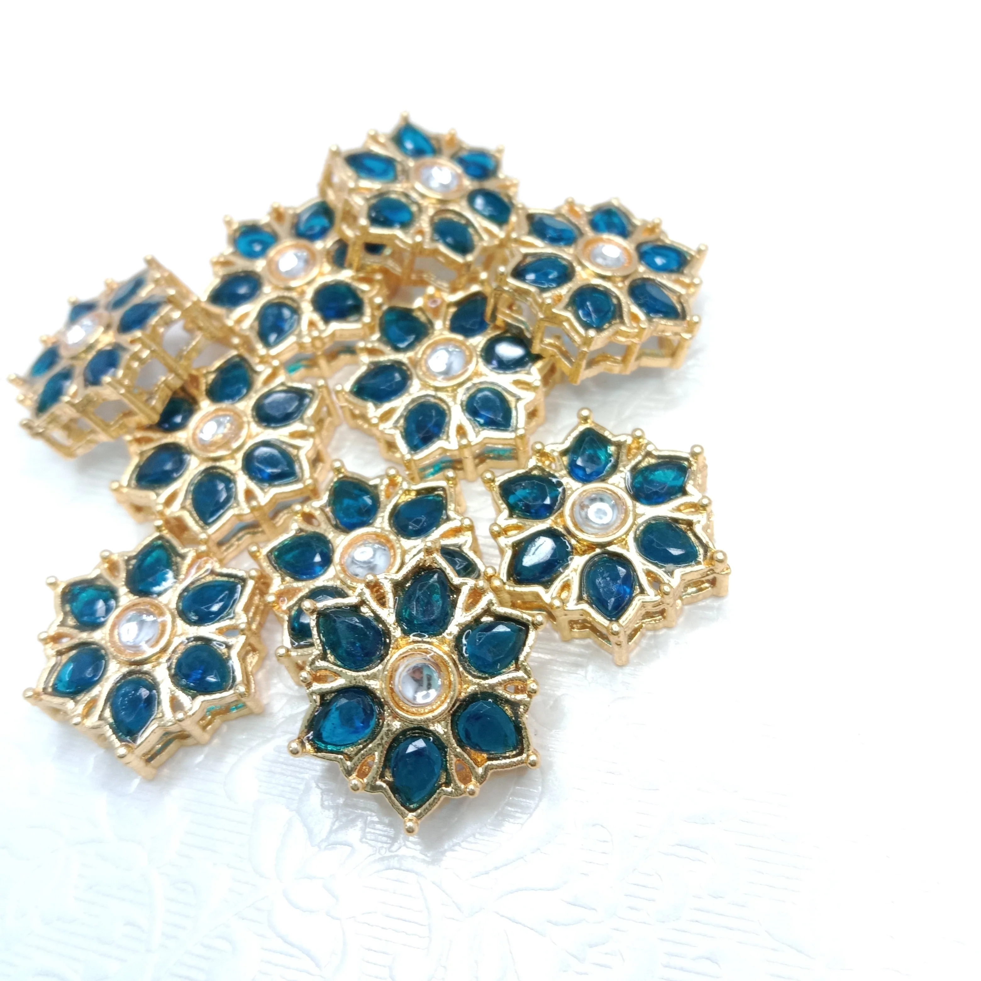 Rakhi kundan connectors (20 pcs)