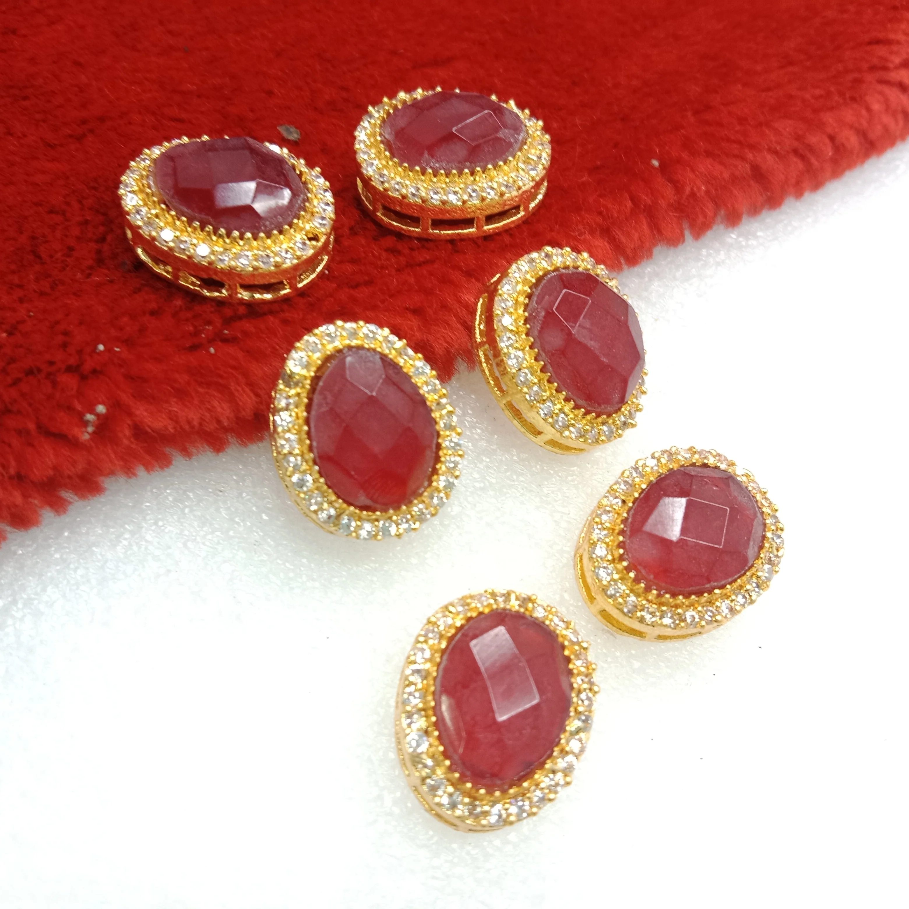 Red (6pcs) high quality AD connectors 19 mm(2cm )