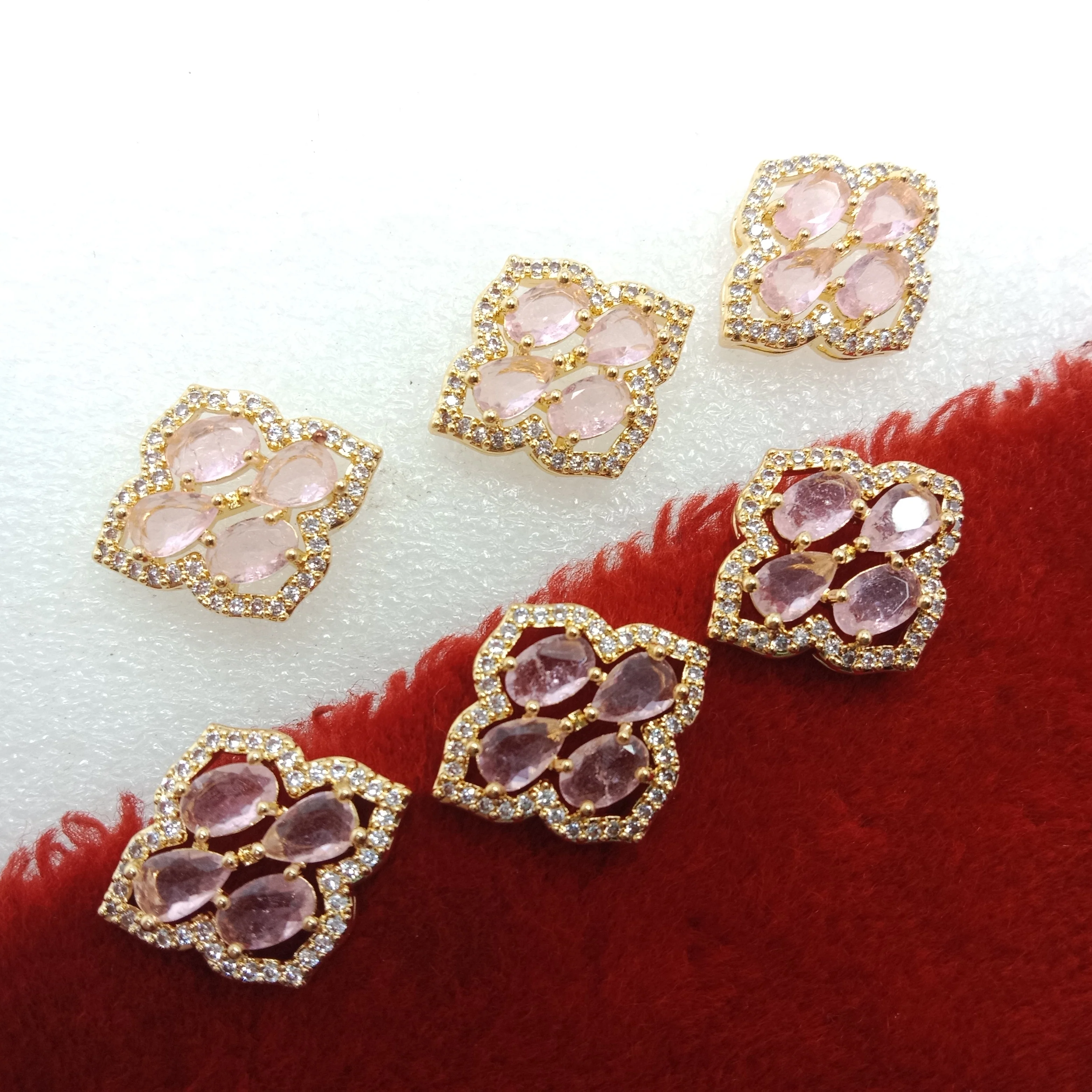 Light pink (6pcs) high quality AD connectors 23mm(2cm )