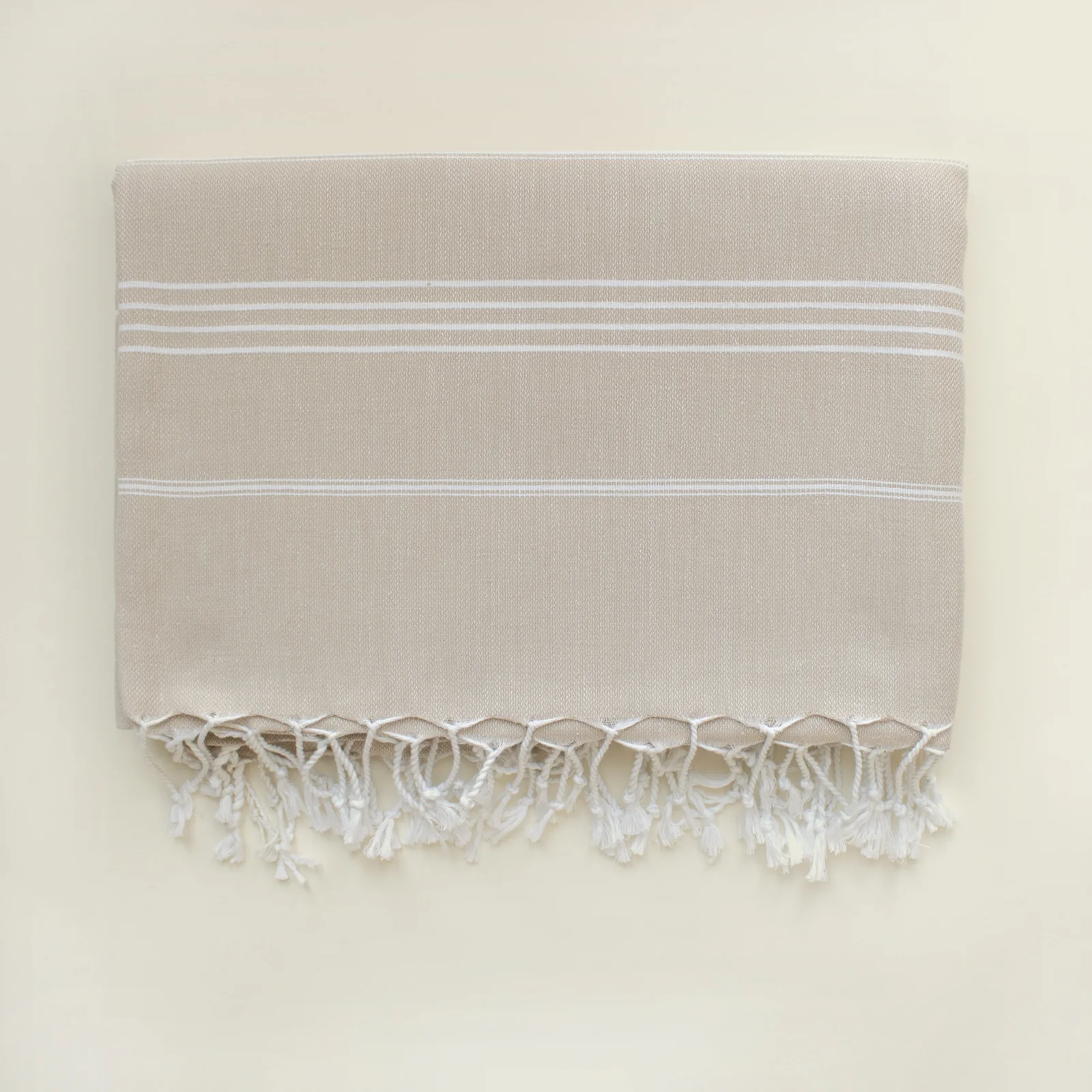 PICKIE Beige XXL - Gro?e Bio-Baumwolldecke