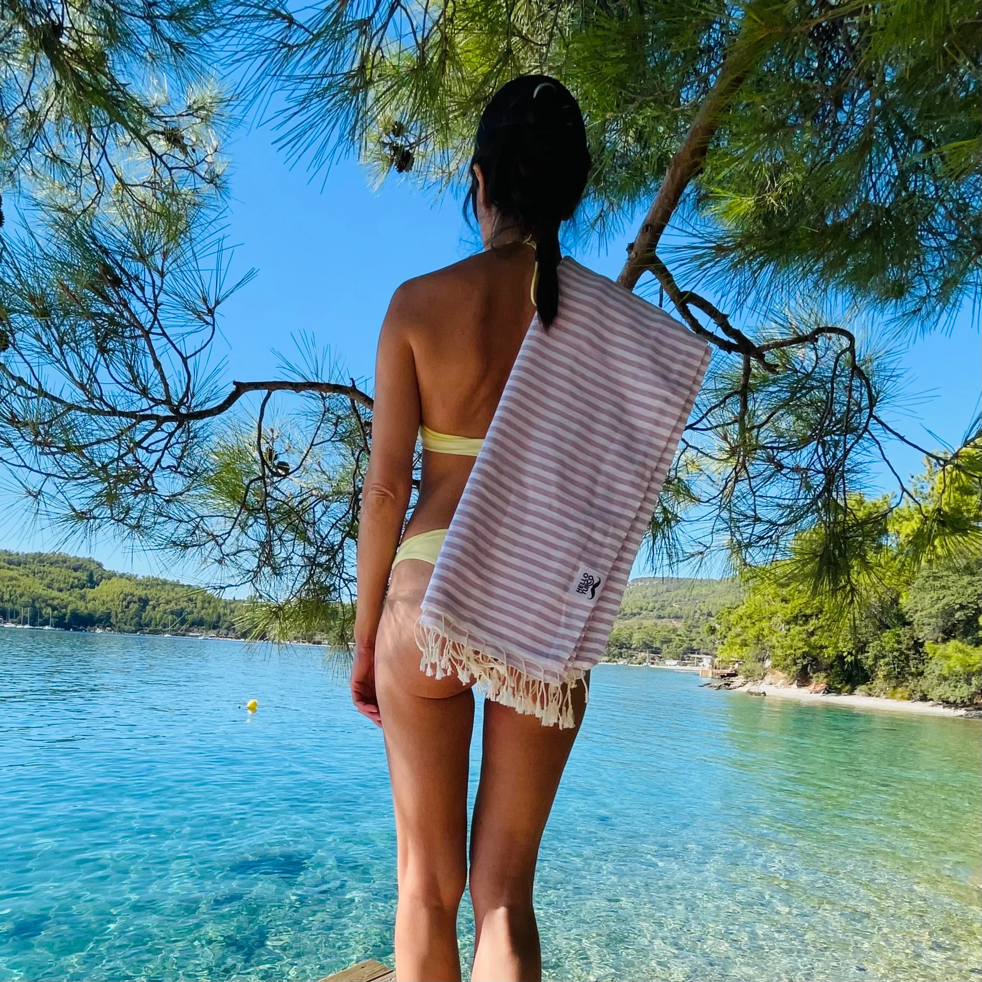 LAILA - Elegantes Hamamtuch f��r den aktiven Lifestyle