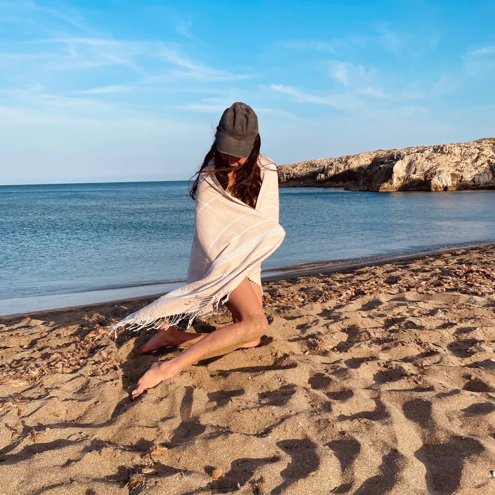 BEACH BOYS Beige - Das perfekte Strandtuch