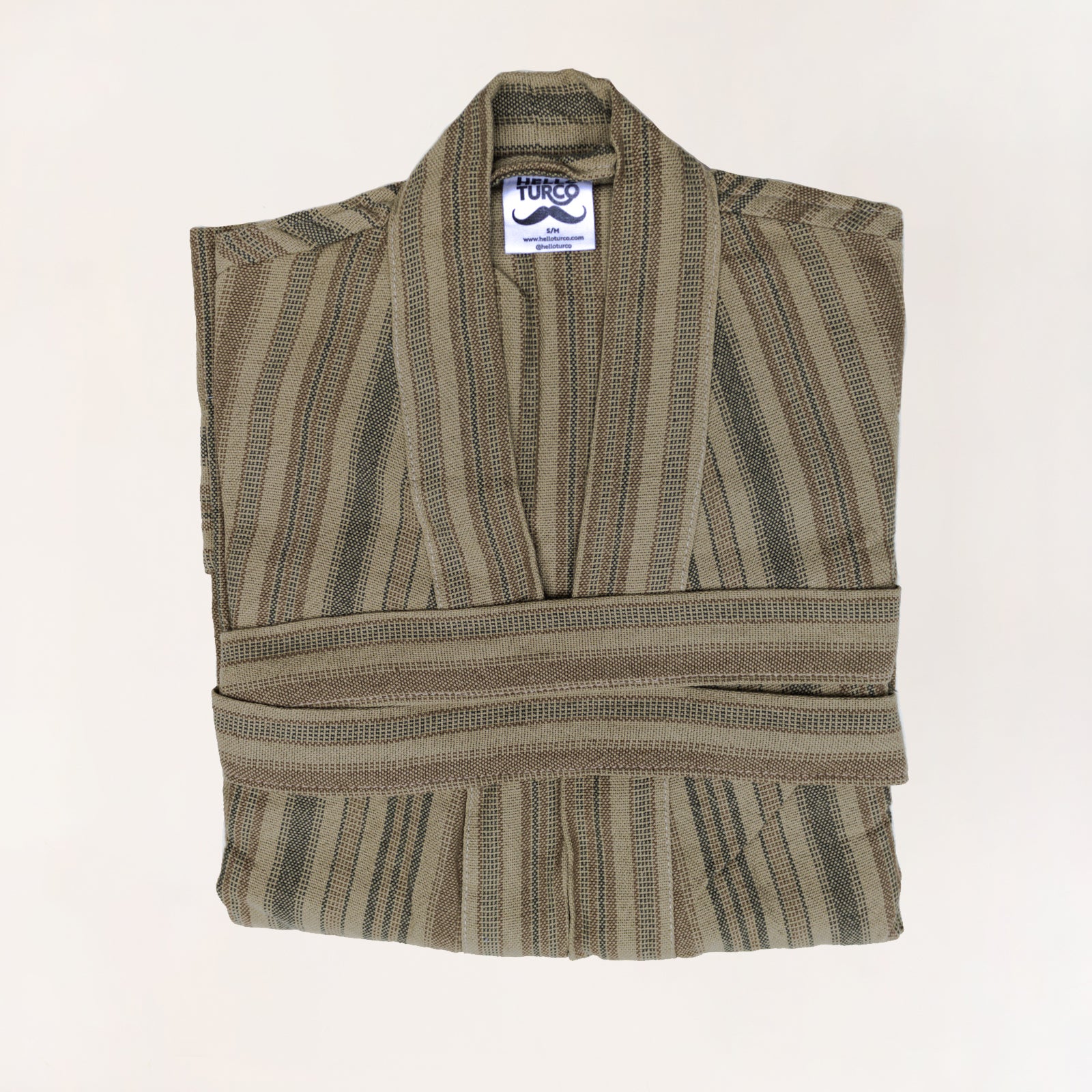 JUNGLE ROBE - Handgewebter Bademantel f��r luxuri?se Entspannung