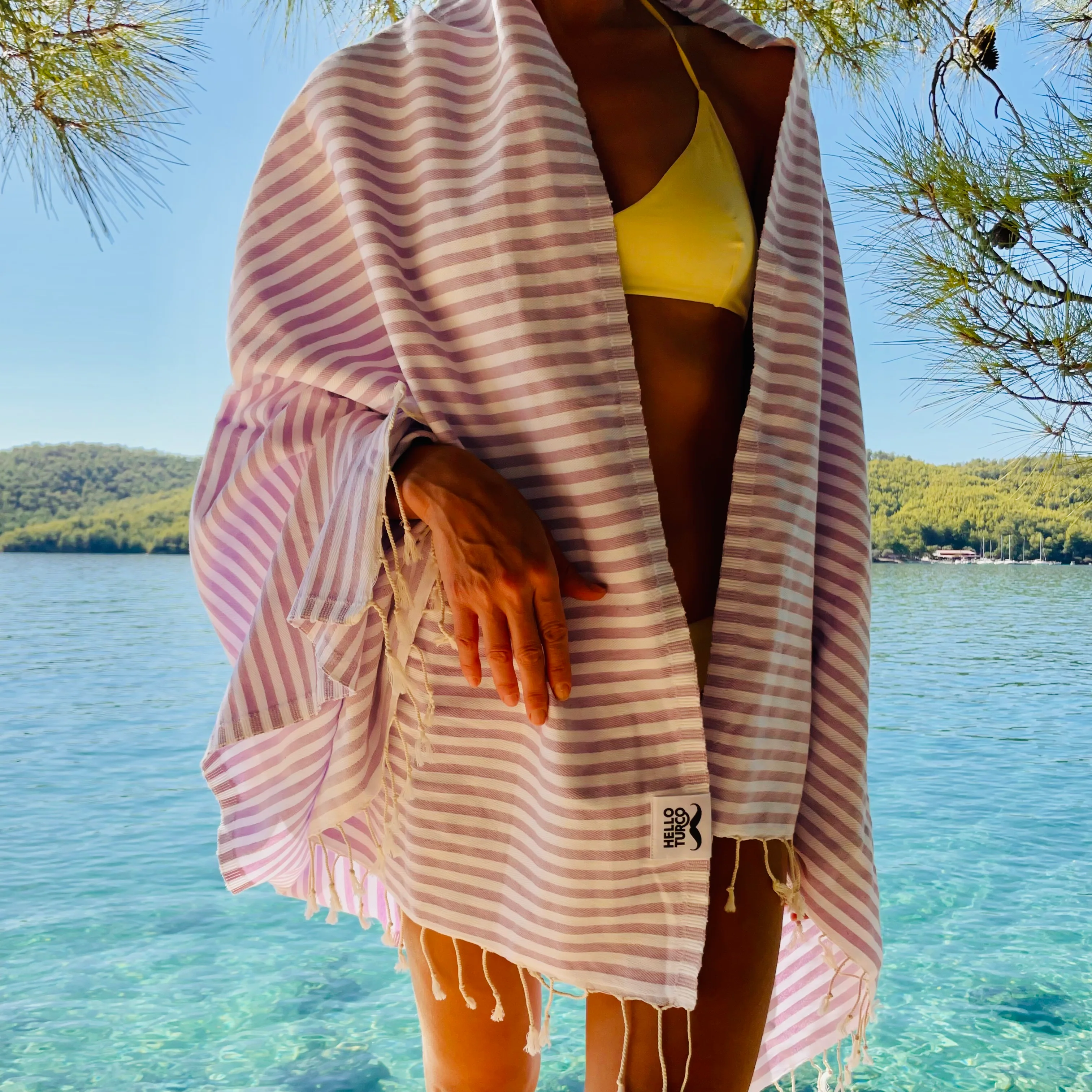LAILA - Elegantes Hamamtuch f��r den aktiven Lifestyle