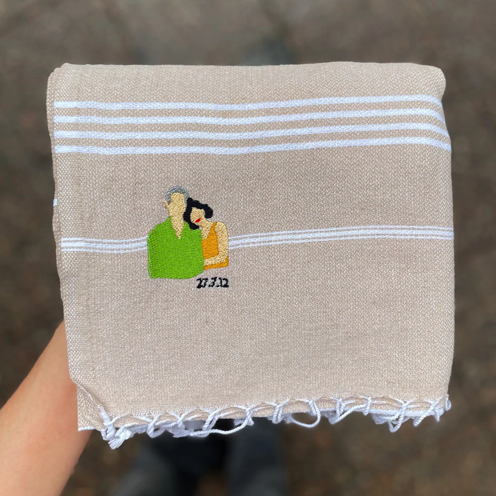 BEACH BOYS Beige - Das perfekte Strandtuch