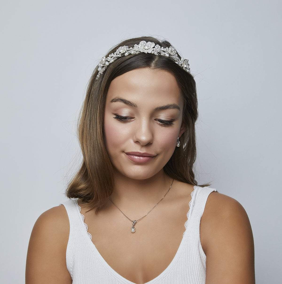 Angelique Floral Tiara