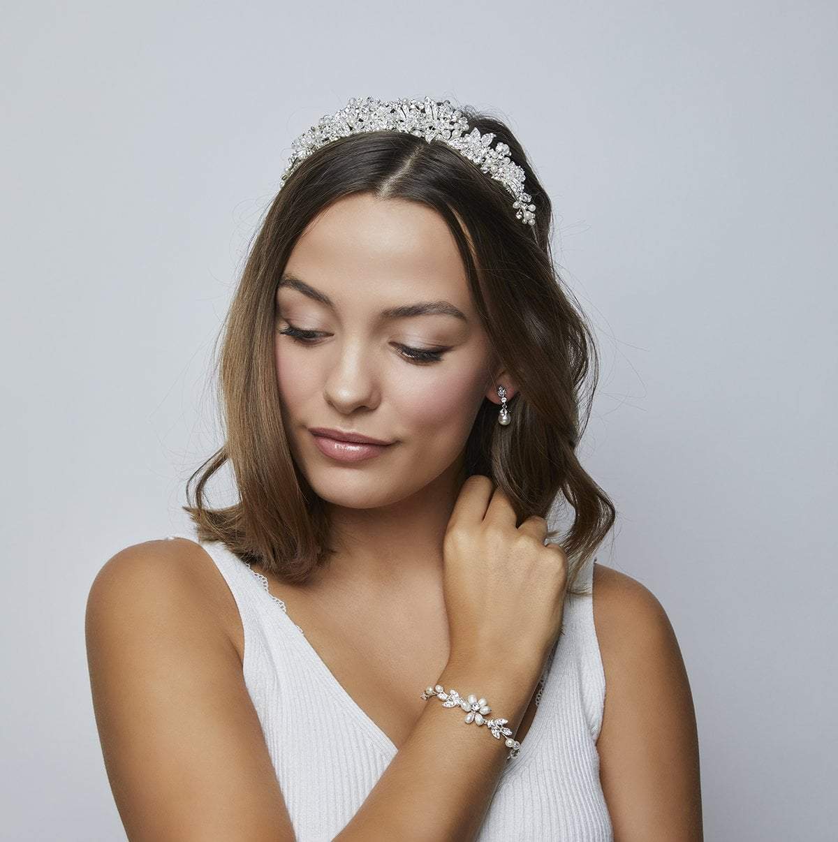 Liv Pearl and Diamante Tiara