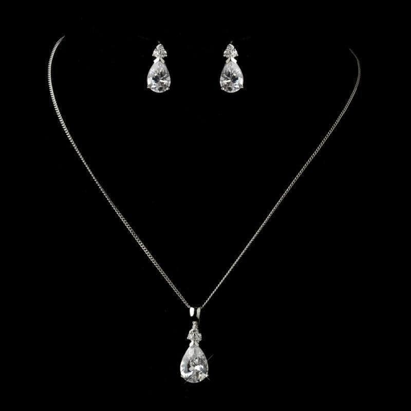 Amelia Diamante Pendant Set