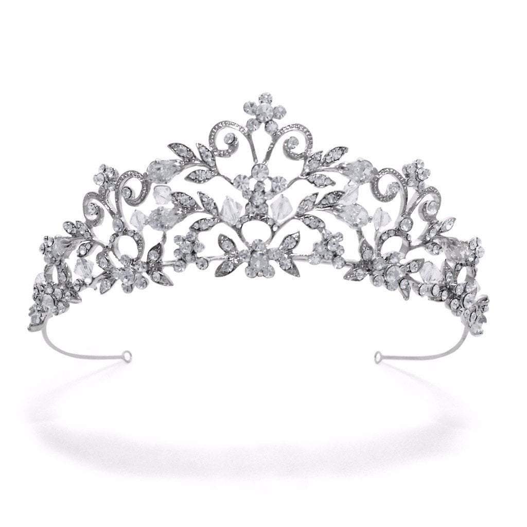 Amalia Simulated Diamond Wedding Tiara