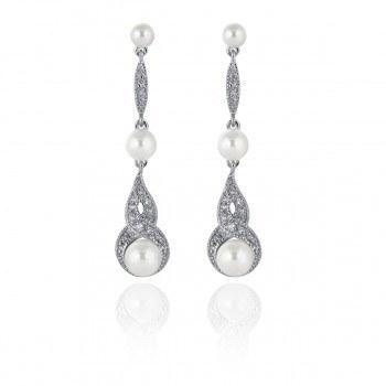 Abigail Vintage Pearl Earrings