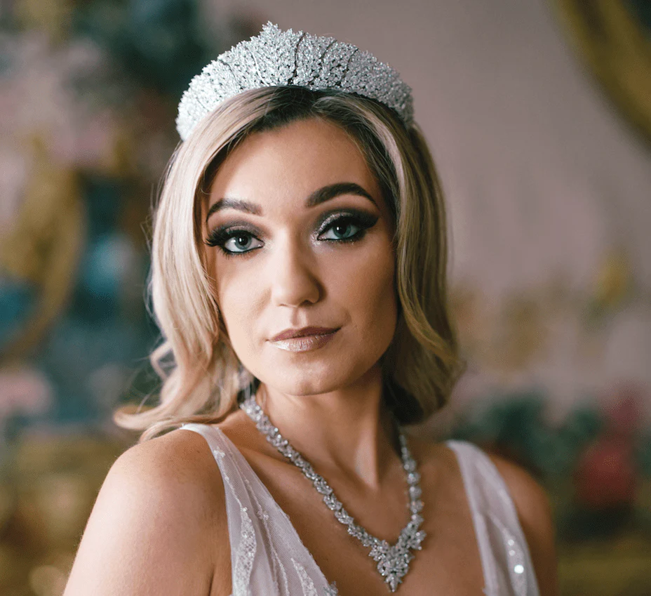 Priscilla Luxury Simulated Diamond Tiara