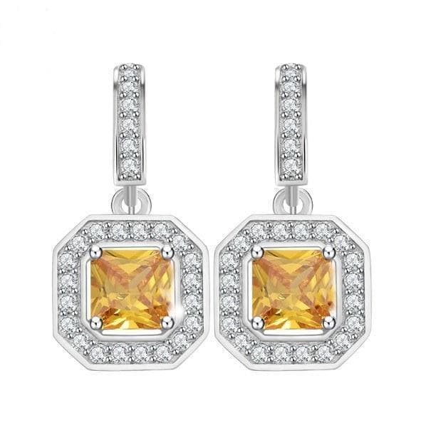 Helena Simulated Diamond Earrings