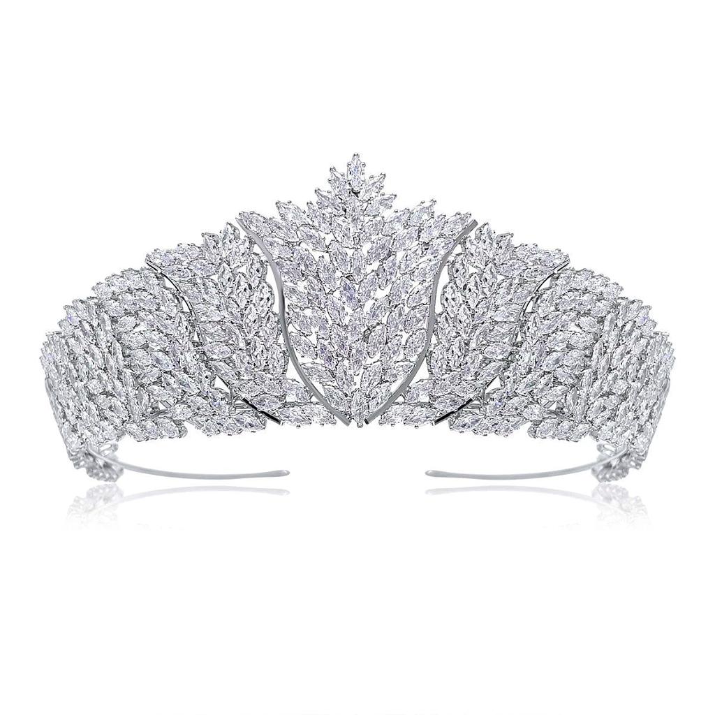 Priscilla Luxury Simulated Diamond Tiara
