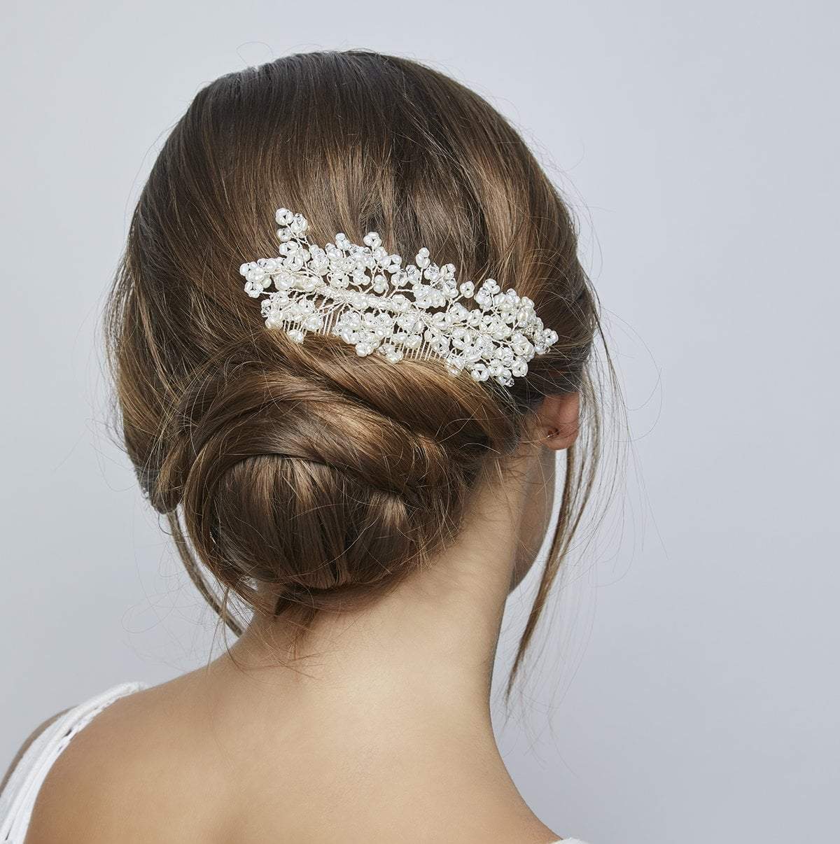 Monaco Freshwater Pearl and Crystal Hair Comb (best seller)