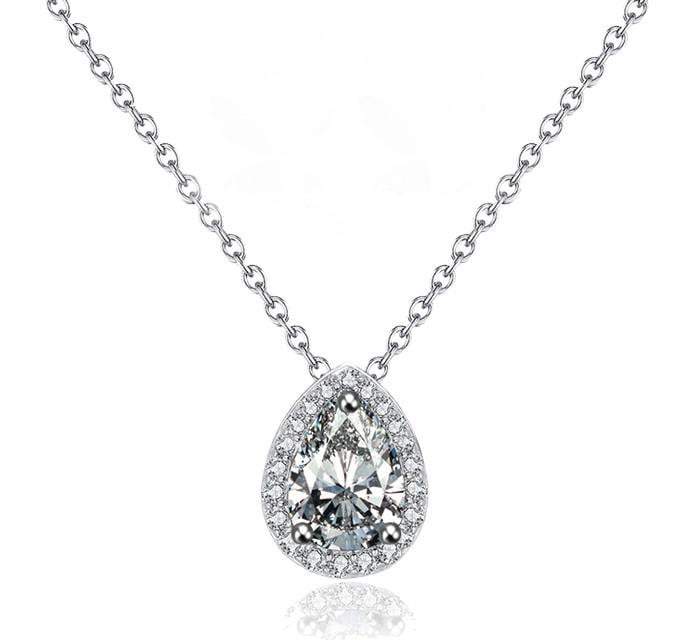 Abbie Simulated Diamond pendant