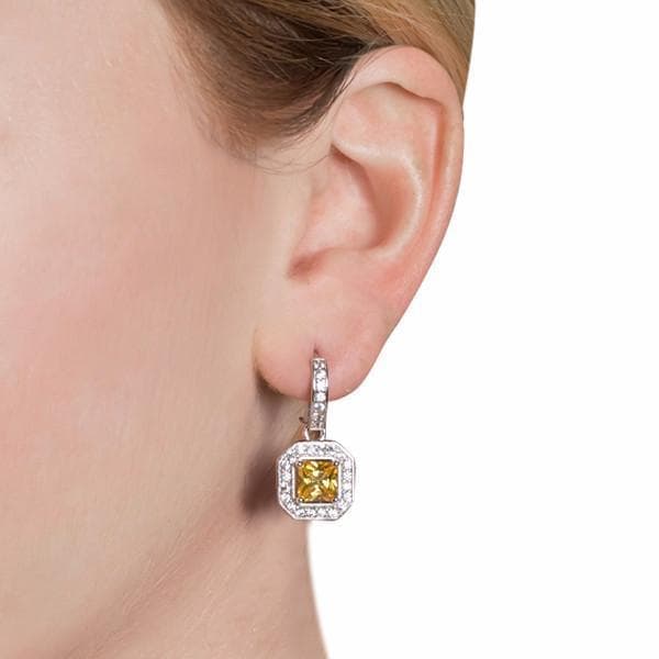 Helena Simulated Diamond Earrings