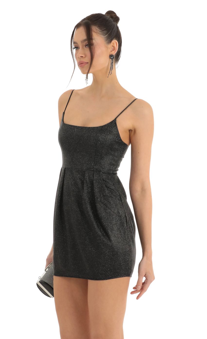 Glitter Dress in Black