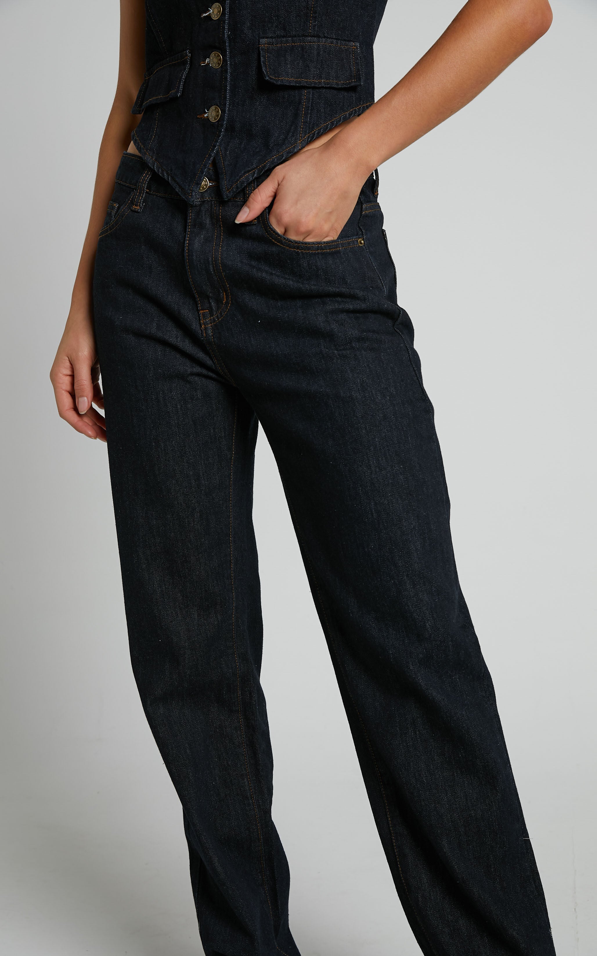 Lioness - Crawford Jeans in Dark Denim