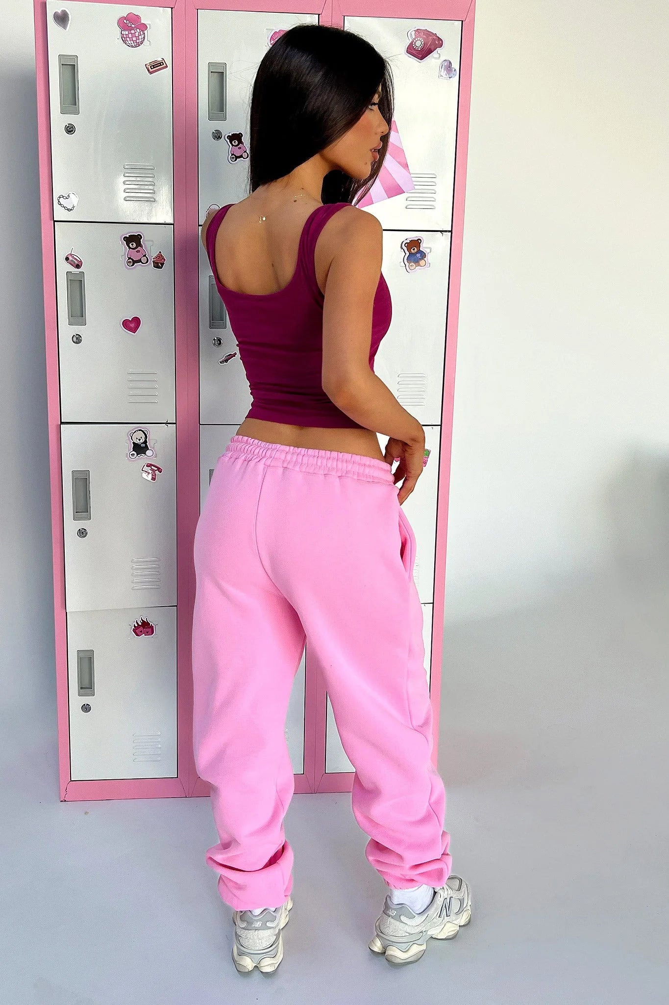 Series 5 Sweatpants - Pink/Burgundy