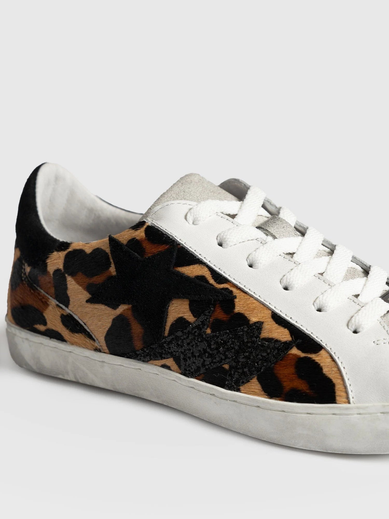 Spitalfields Sneaker - Leopard/ Star