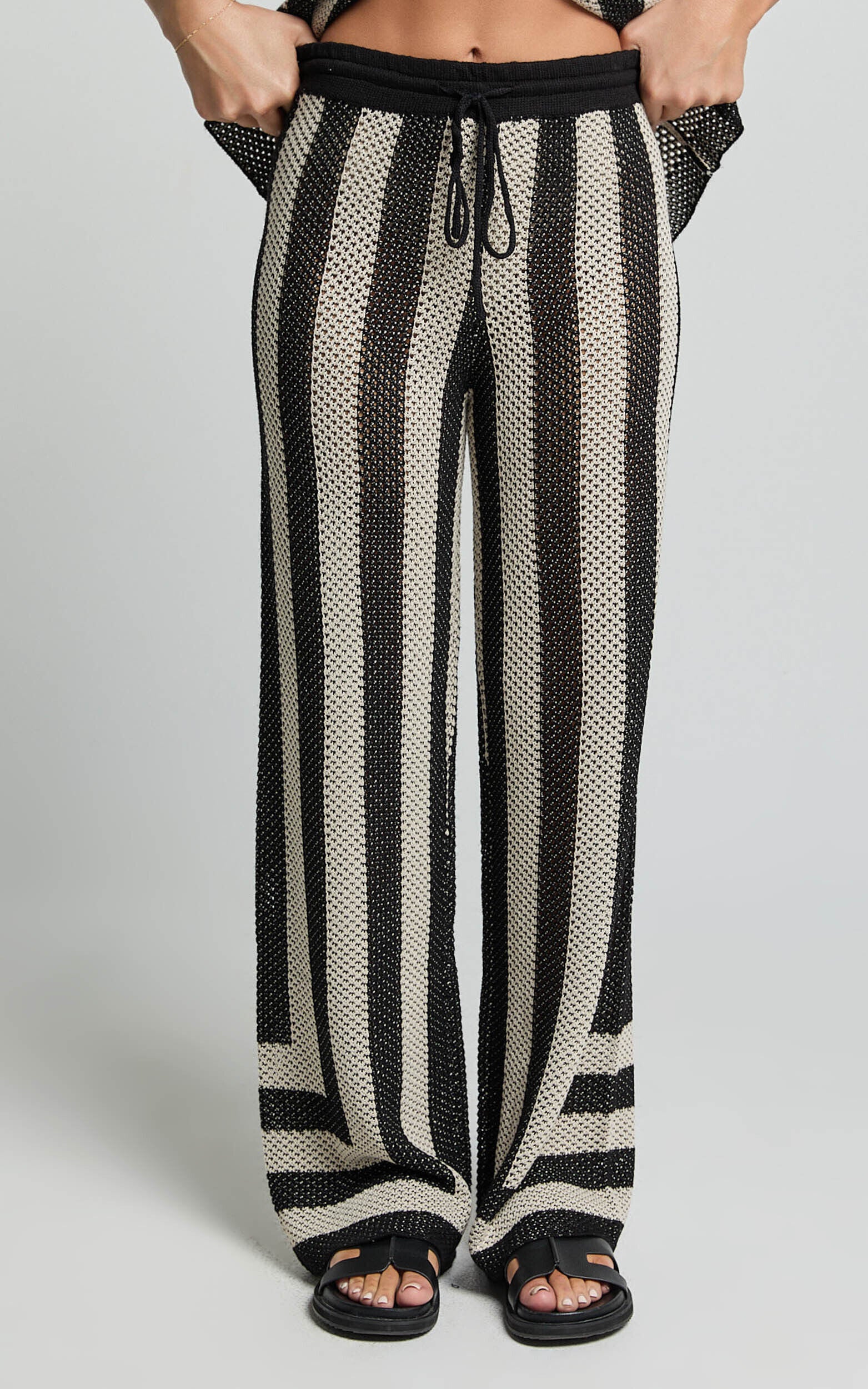 Seven Wonders -  Ziggy Pant in Black/Sand