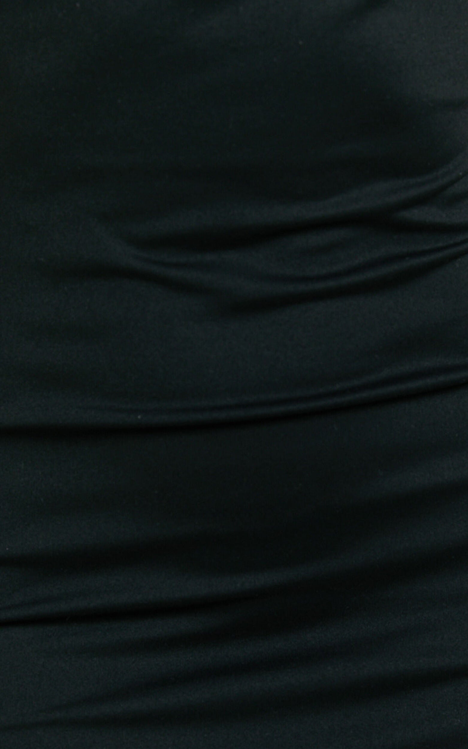 Miley Mini Dress - Short Sleeve Boat Neck Low Back Dress in Black