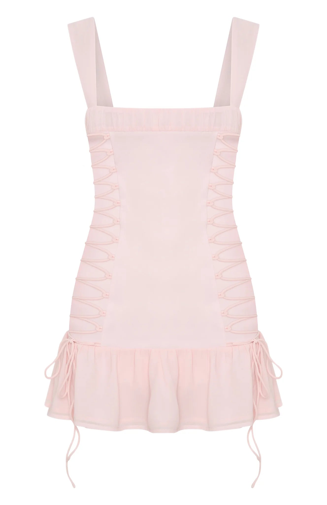 Rush In Mini Dress Baby Pink