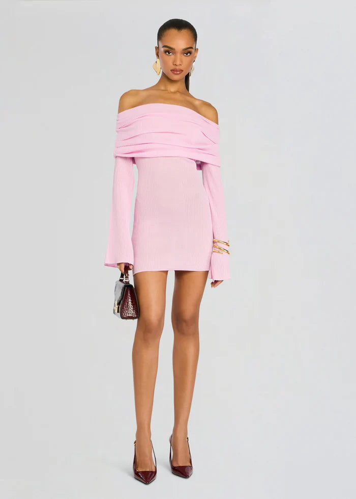 Galli Rib Knit Mini Dress