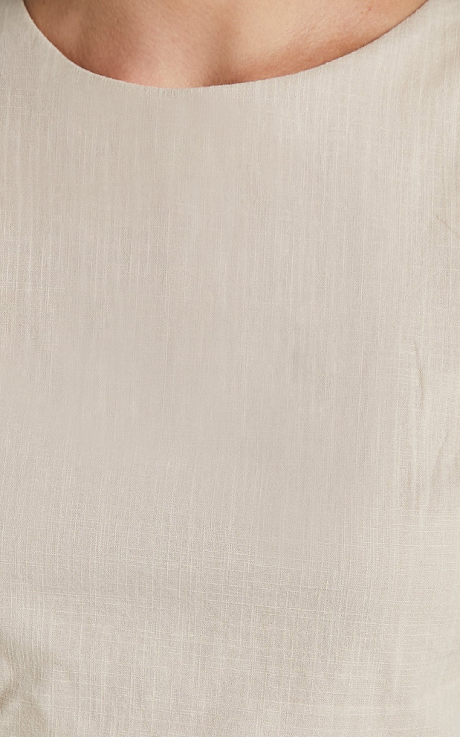 Loxley Top - Tie Up Top in Natural