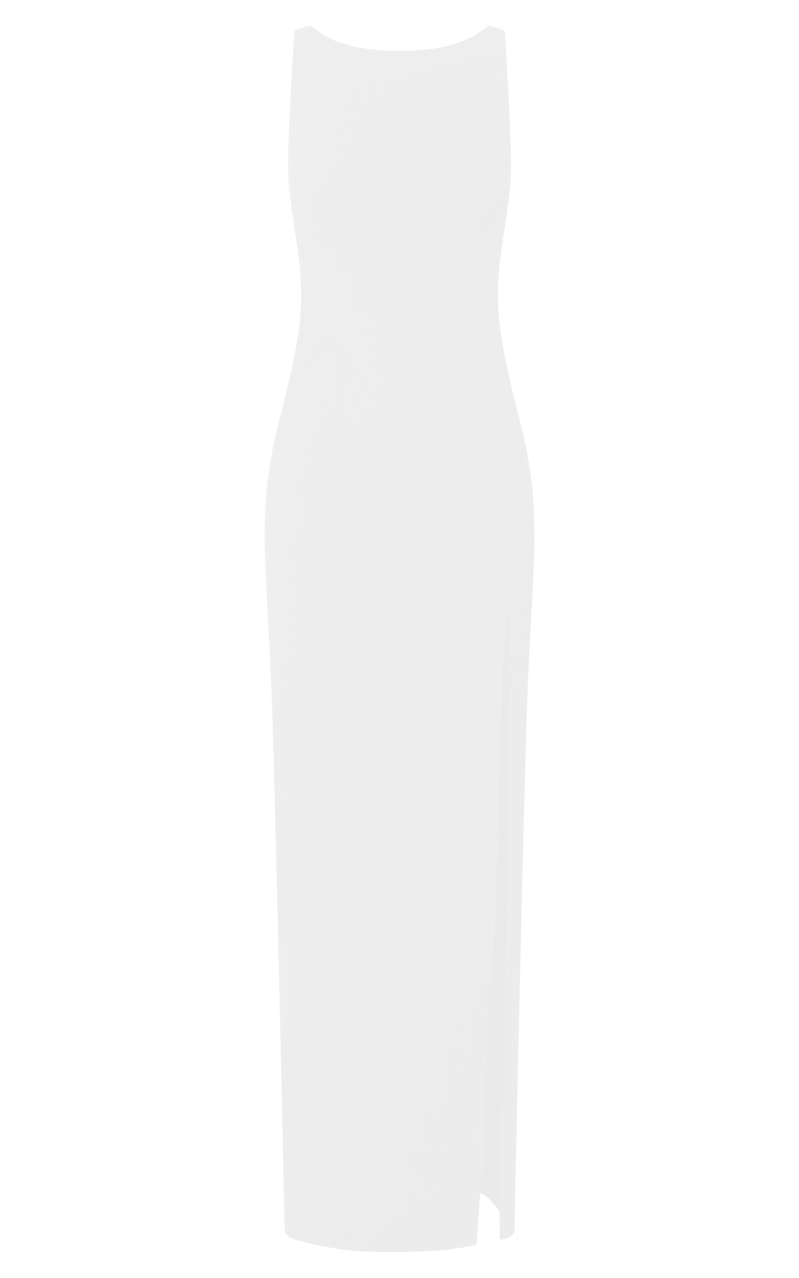 Indi Maxi Dress - Boat Neck Bodycon Dress in White