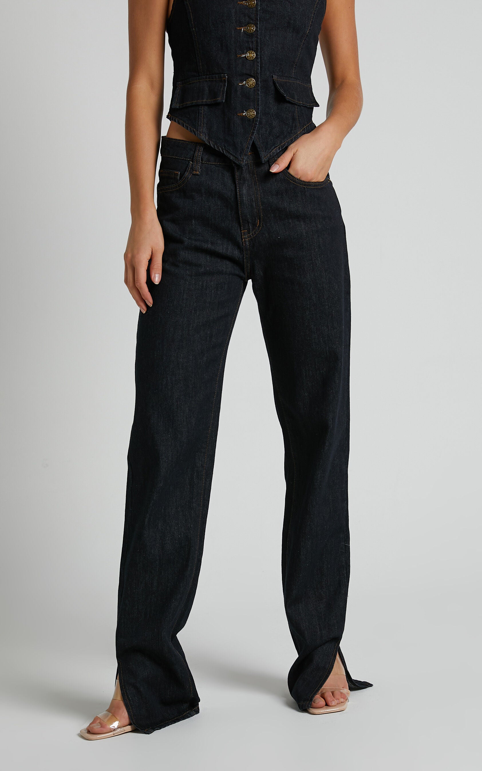 Lioness - Crawford Jeans in Dark Denim