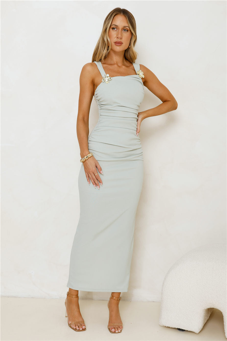 Garden Reverie Maxi Dress Sage