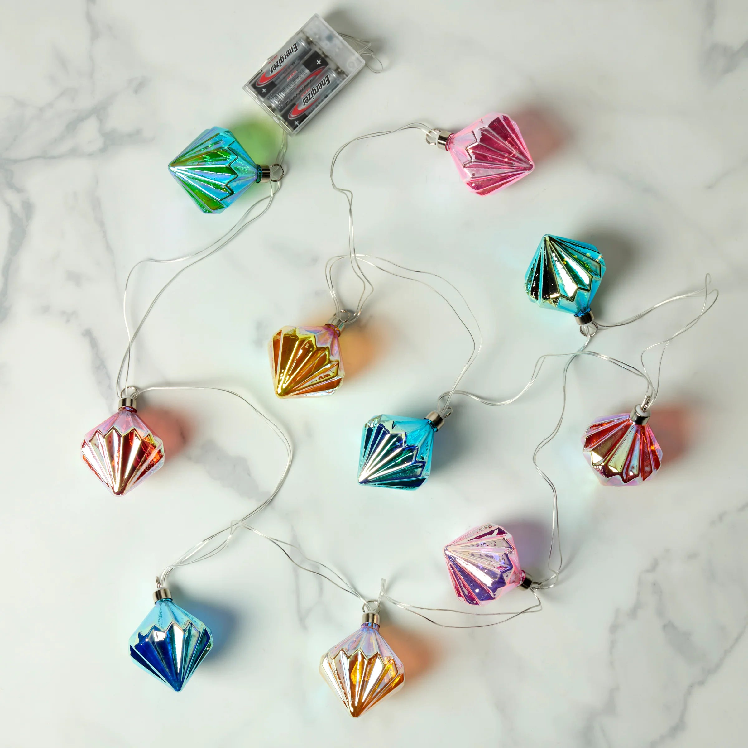 Multicolor Diamond Ornaments LED String Light