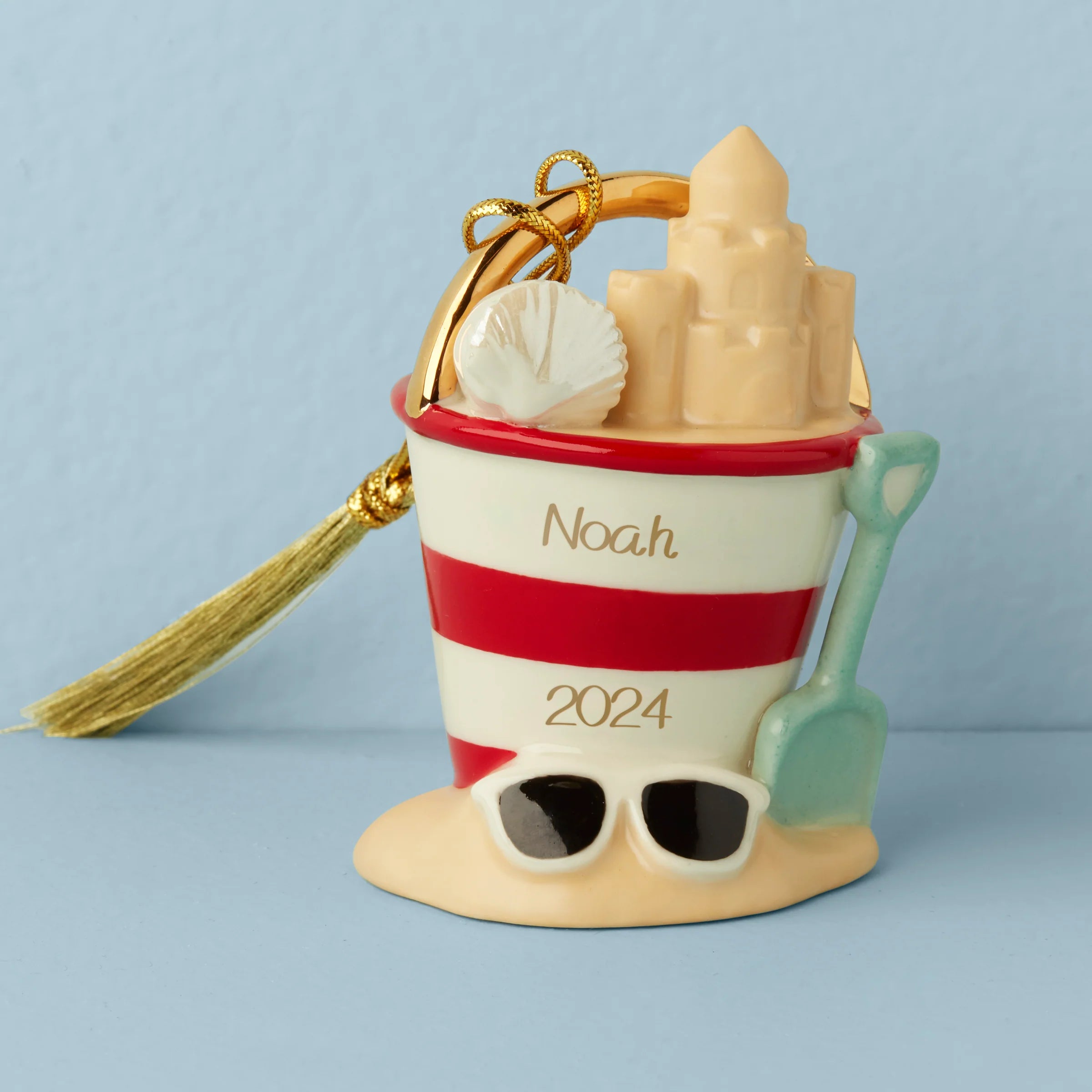 Personalized Beach Pail Ornament